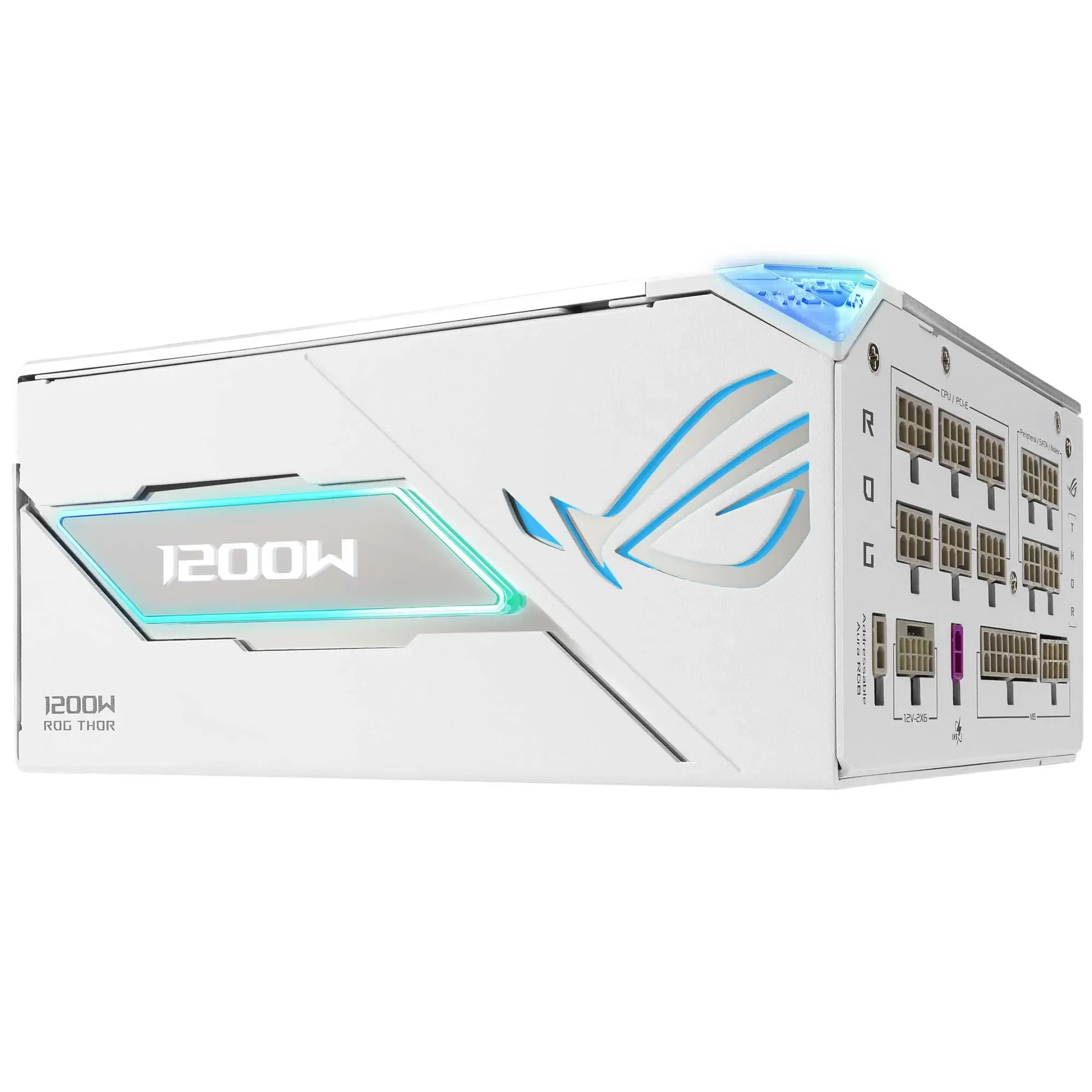 Asus ROG Thor 1200P3 White Gaming-E Platinum III Power Supply / Aura Sync / OLED - 1.200 Watt - immagine 4