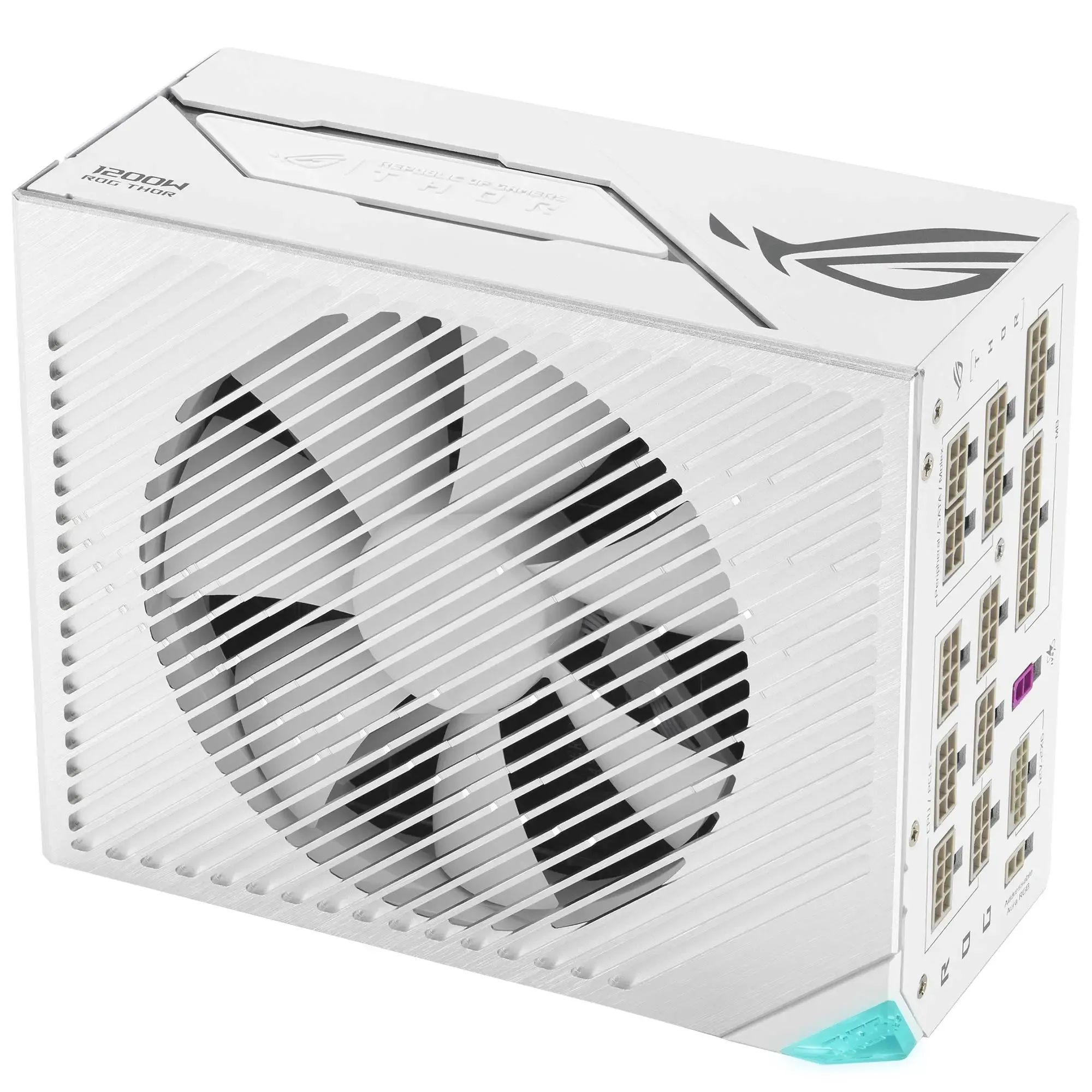 Asus ROG Thor 1200P3 White Gaming-E Platinum III Power Supply / Aura Sync / OLED - 1.200 Watt - immagine 5