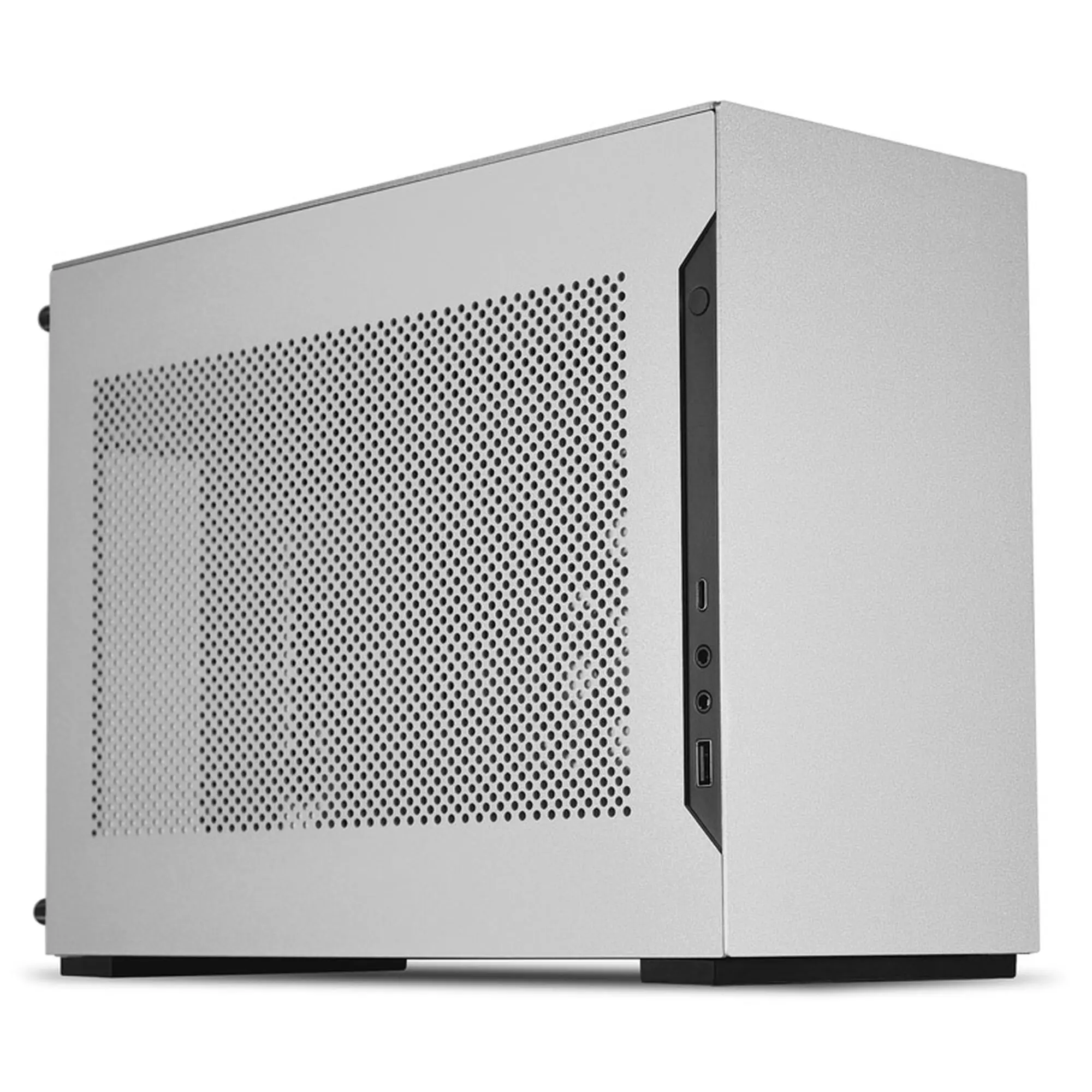 Lian Li x DAN Cases A4-H2O - Case Mini-ITX SFF 11L con Riser PCIe 5.0, Argento