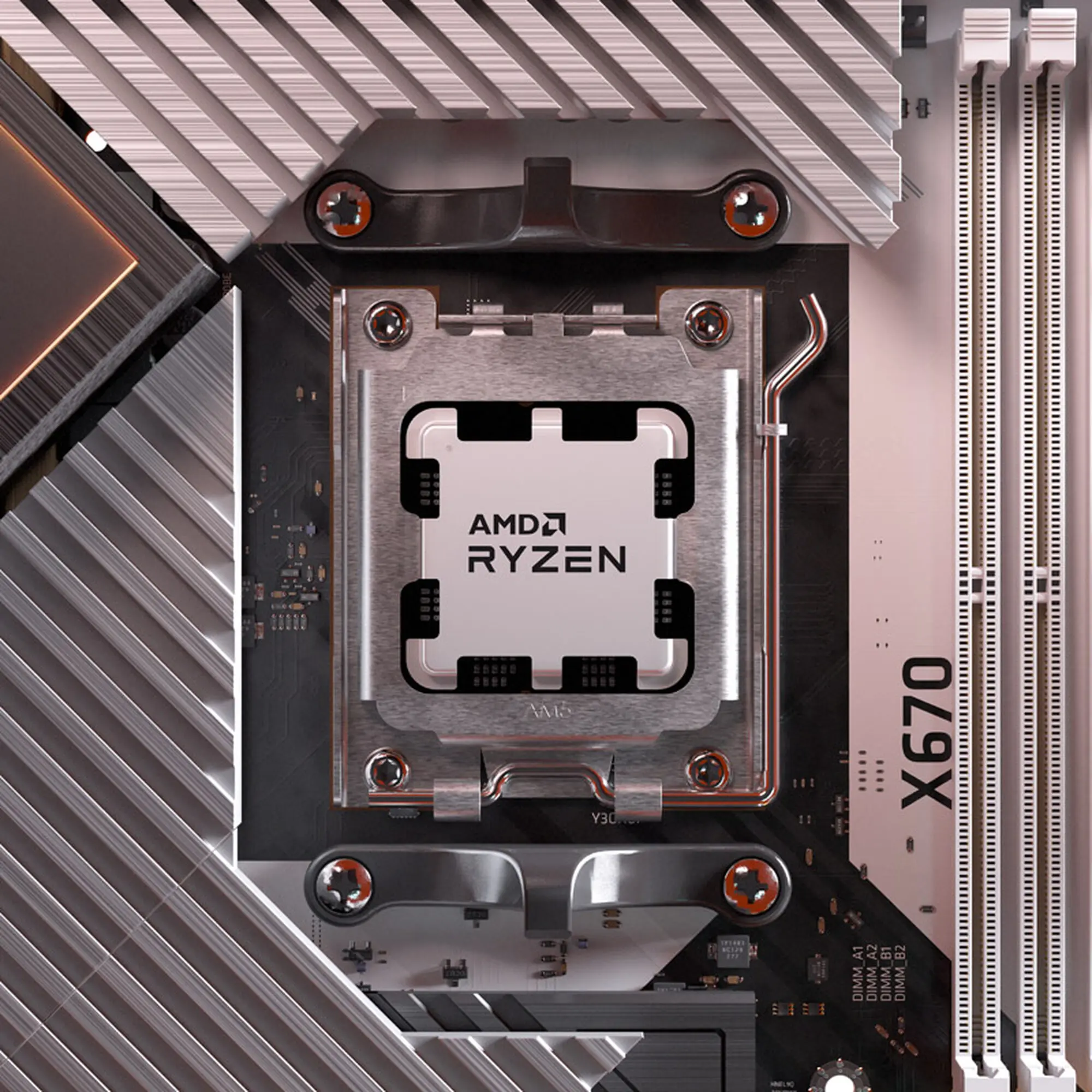 AMD Ryzen 7 7800X3D 4,2 GHz AM5 - Tray senza Cooler - immagine 5