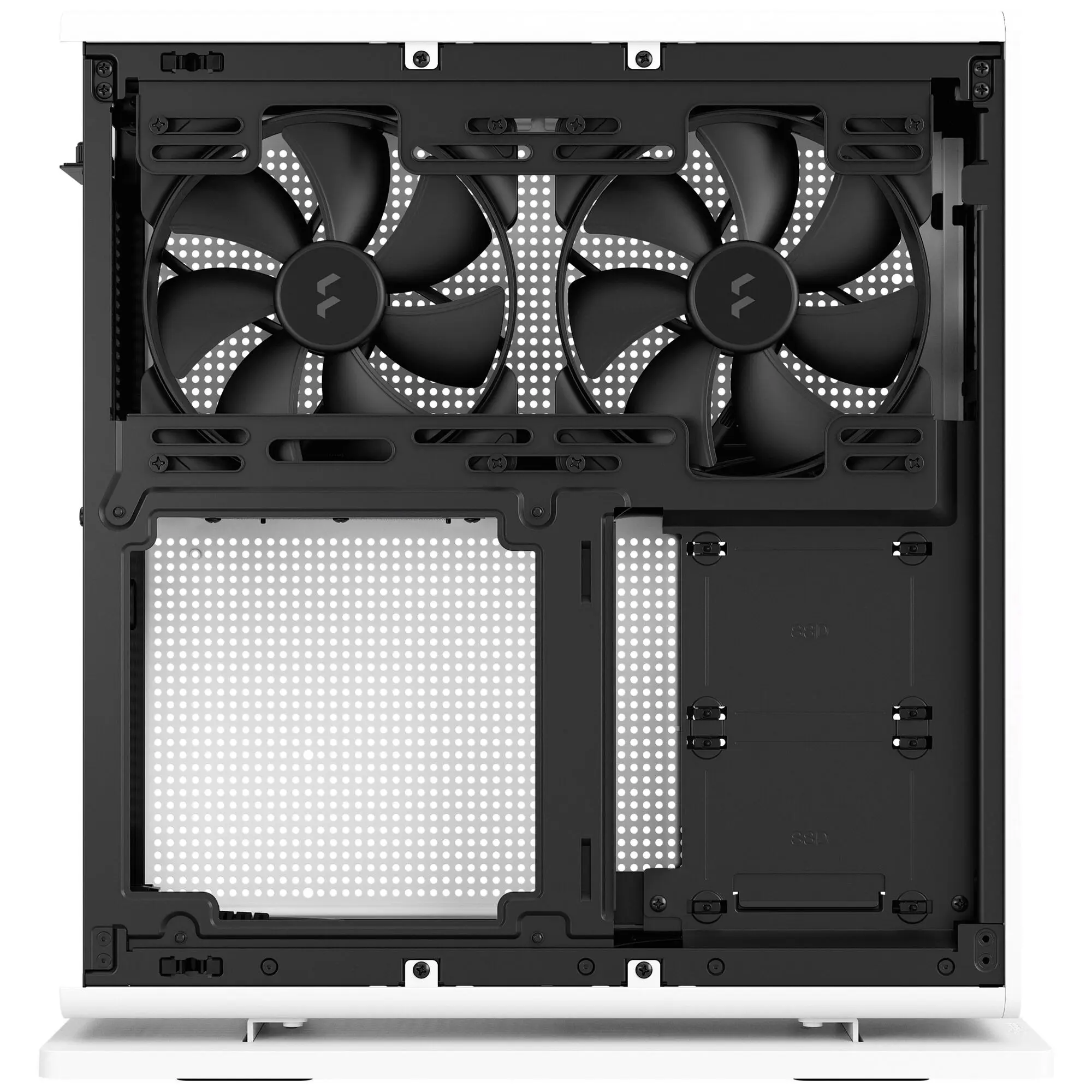 Fractal Design Ridge Mini-ITX, PCIe 4.0 - Bianco - immagine 7