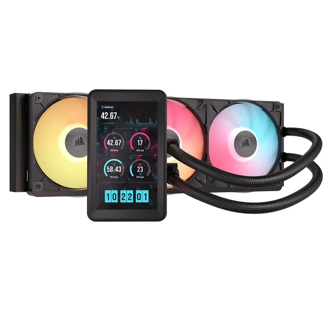 Corsair iCUE LINK TITAN II 360 RX LCD AIO, 360mm Radiator, Liquid CPU Cooler