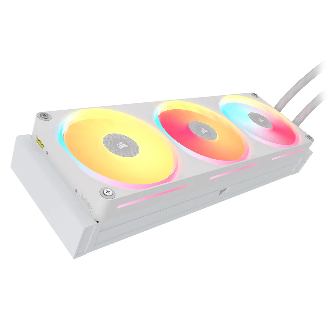 Corsair iCUE LINK TITAN II 360 Ultra LX LCD AIO, 360mm Radiator, Liquid CPU Cooler - Bianco - immagine 3