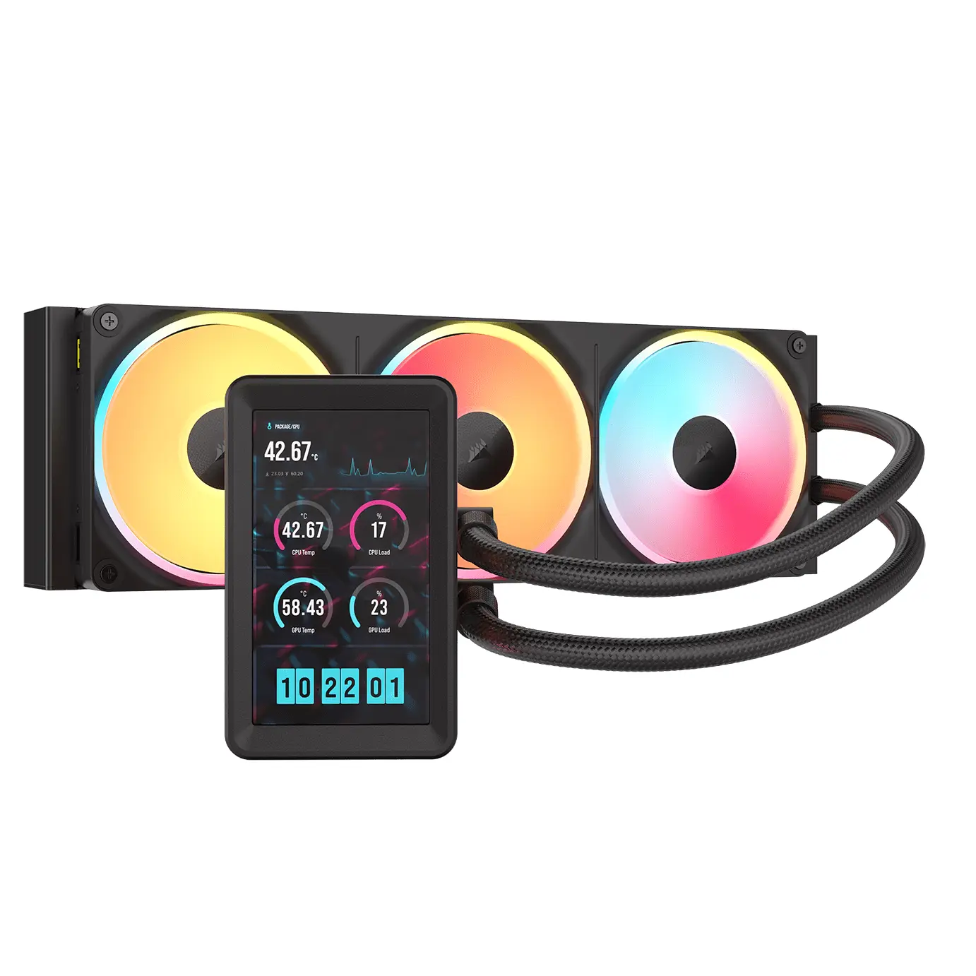 Corsair iCUE LINK TITAN II 360 Ultra LX LCD AIO, 360mm Radiator, Liquid CPU Cooler