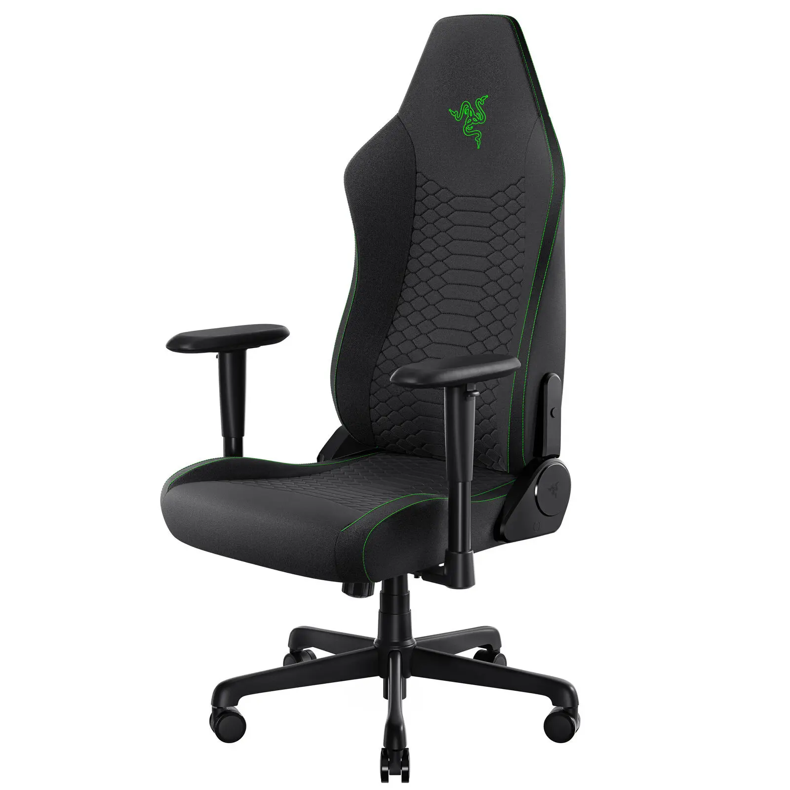 Razer Iskur V2 X - Sedia Gaming in Tessuto con Supporto Lombare Integrato e Schienale Reclinabile 152° - Nero - immagine 3