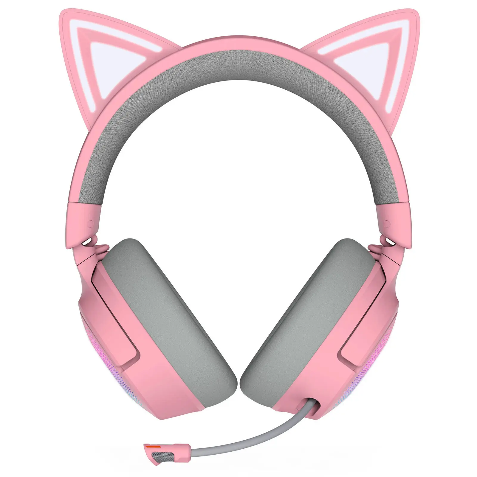 Razer Kraken Kitty V3 Pro - Cuffie Gaming Wireless con Tripla Connettività 2.4GHz/Bluetooth/USB, Driver 40mm e Chroma RGB - Quartz - immagine 4