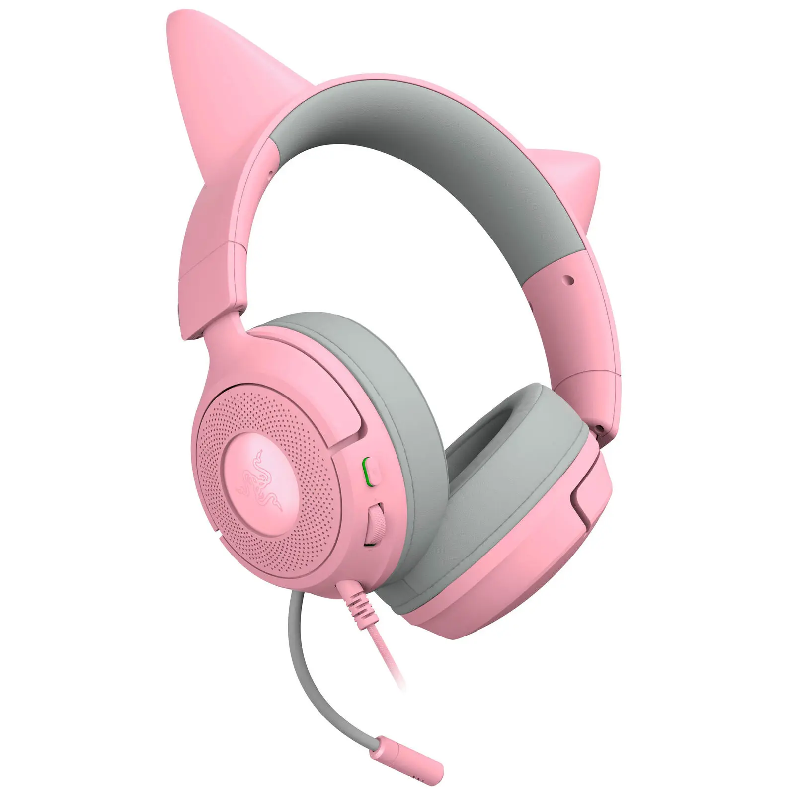 Razer Kraken Kitty V3 X - Cuffie Gaming 3.5mm con Surround 7.1, Driver TriForce 40mm e Microfono - Quartz - immagine 3