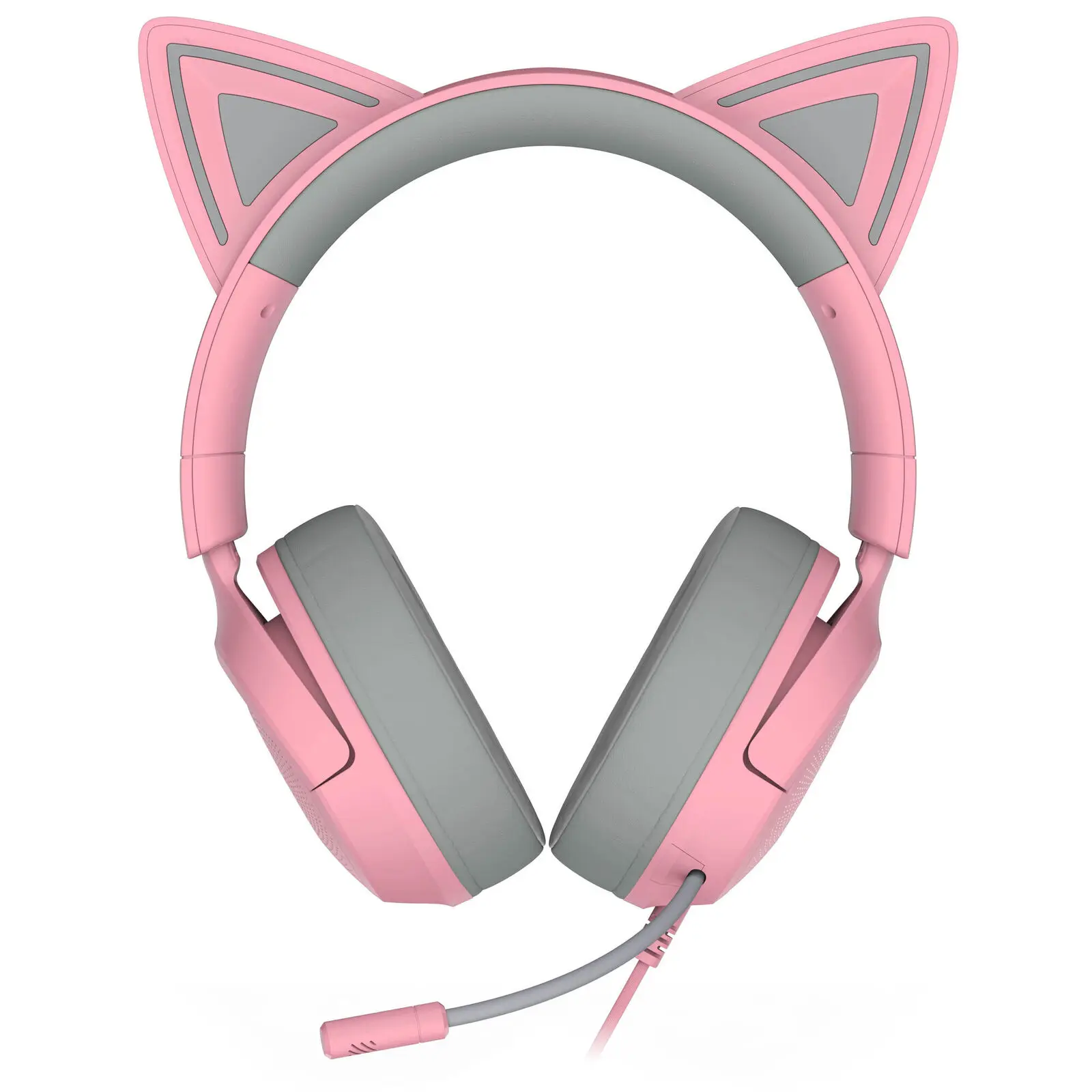 Razer Kraken Kitty V3 X - Cuffie Gaming 3.5mm con Surround 7.1, Driver TriForce 40mm e Microfono - Quartz - immagine 4