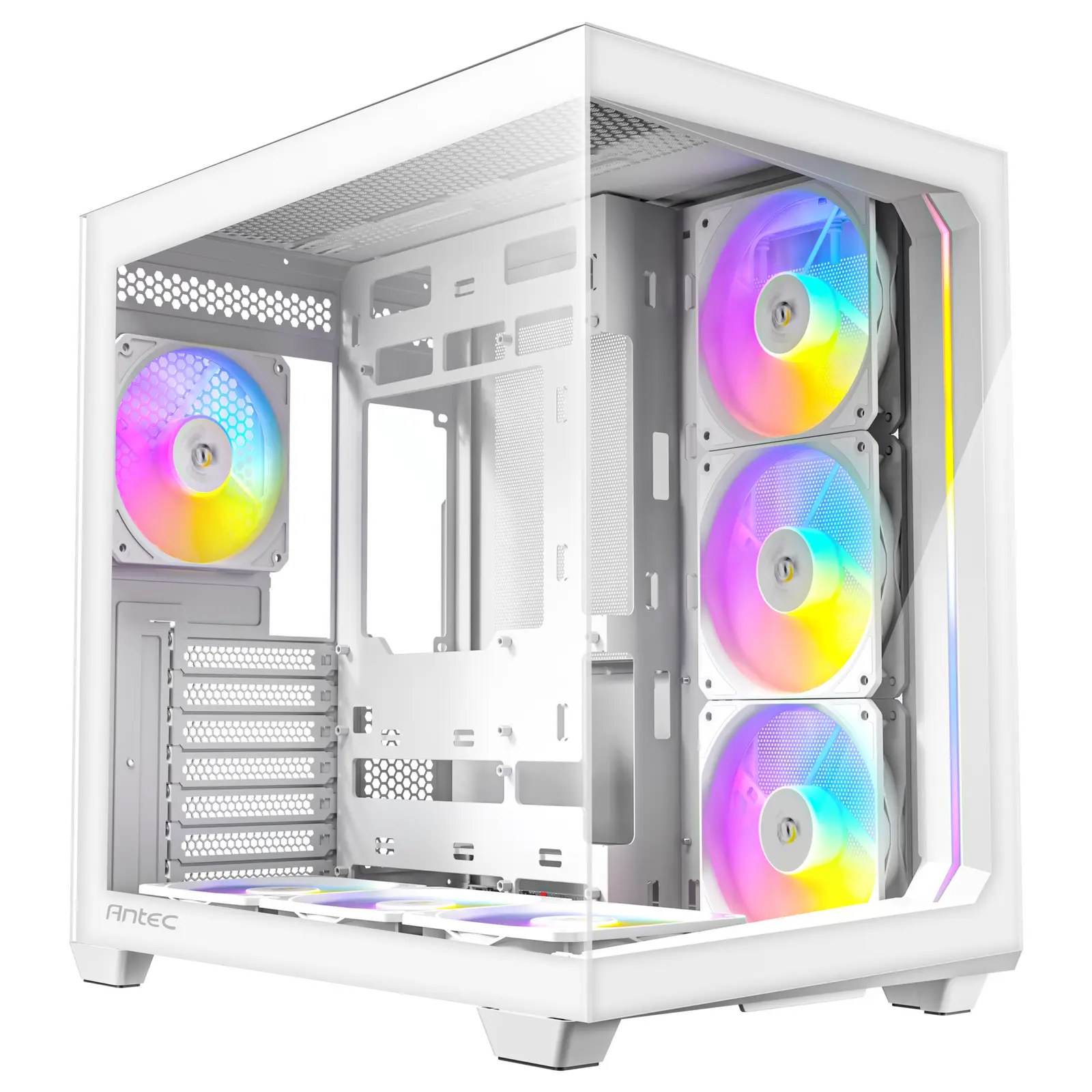 Antec C5 ARGB, Midi-Tower, ATX, ARGB, Vetro Temperato - Bianco
