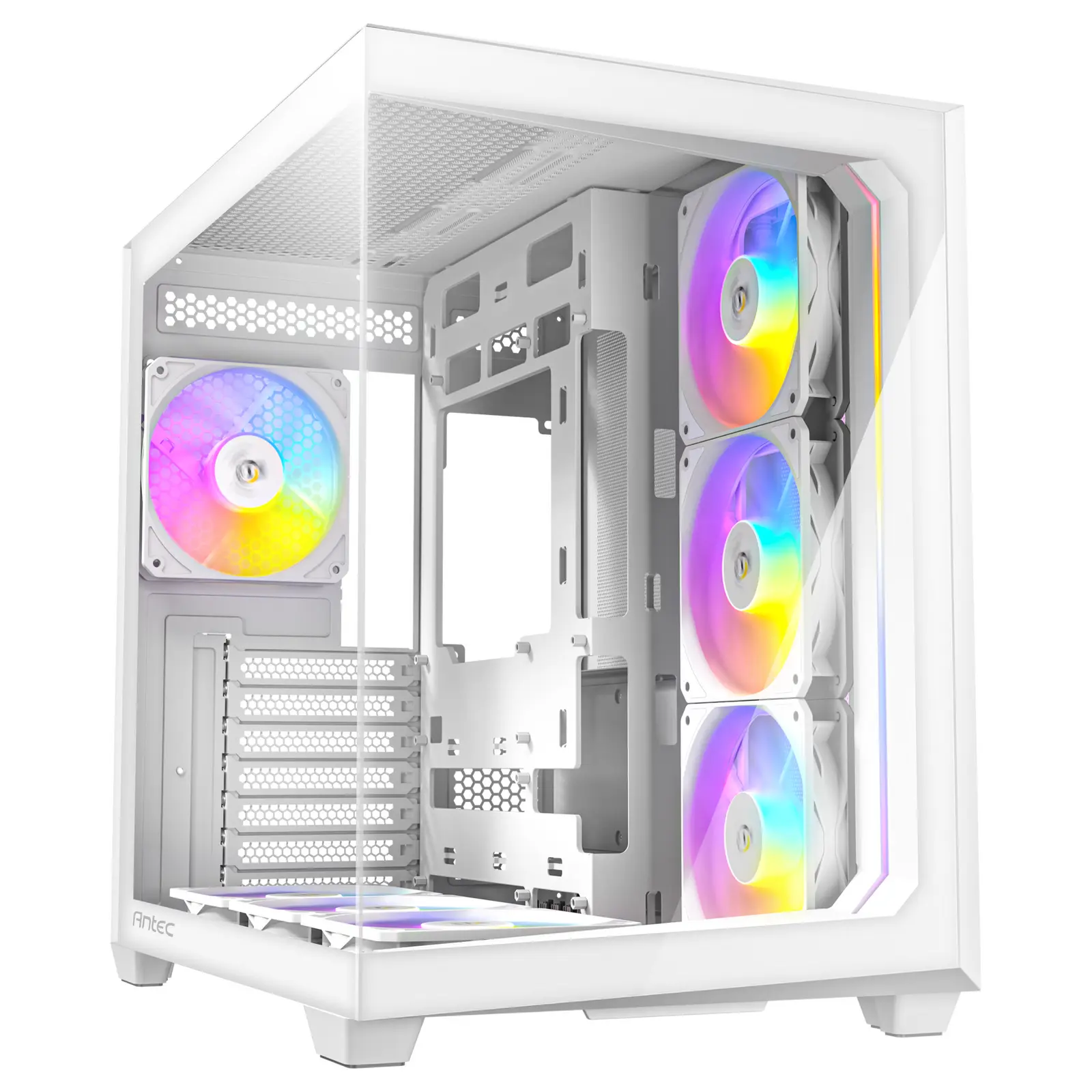 Antec C5 ARGB, Midi-Tower, ATX, ARGB, Vetro Temperato - Bianco - immagine 2