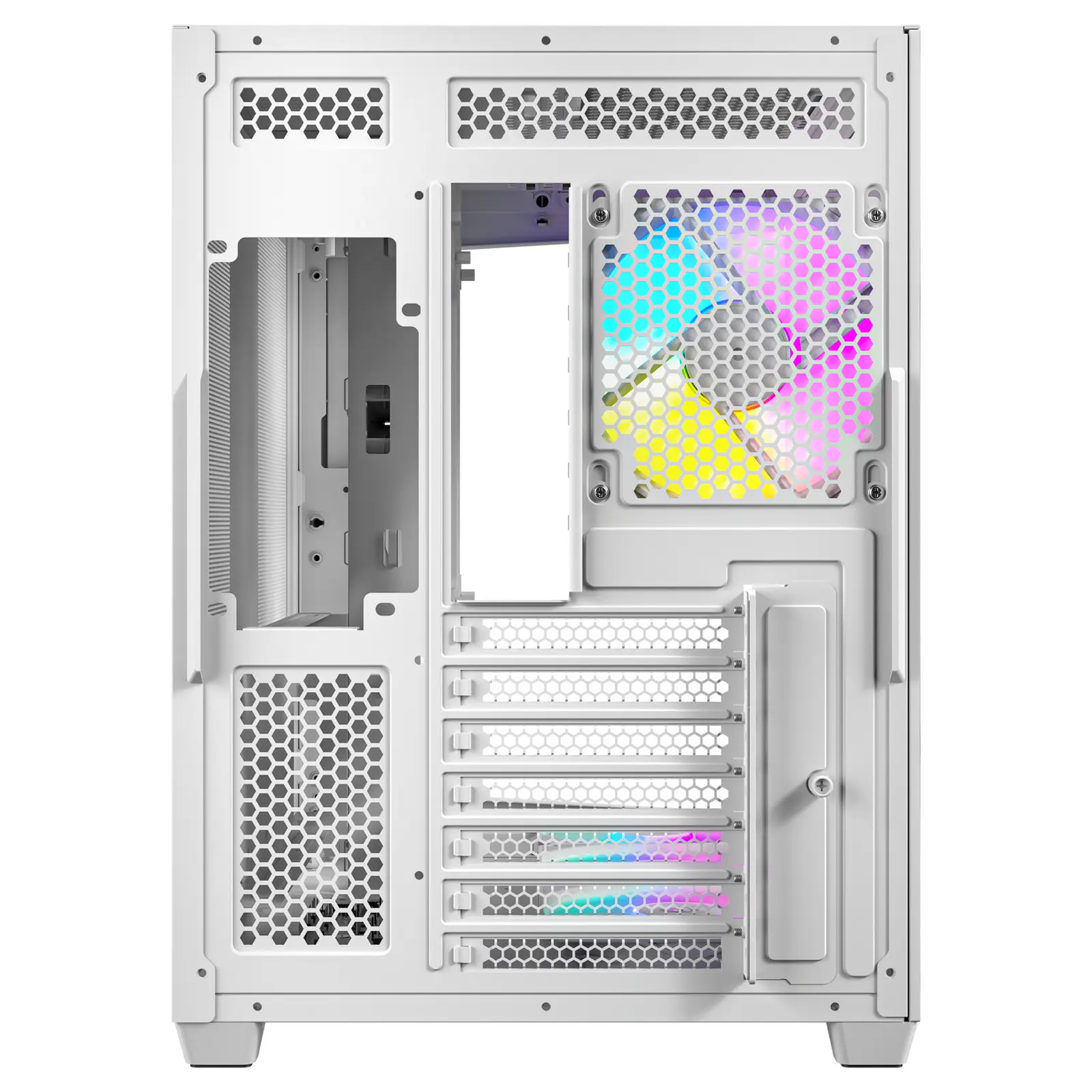 Antec C5 ARGB, Midi-Tower, ATX, ARGB, Vetro Temperato - Bianco - immagine 3