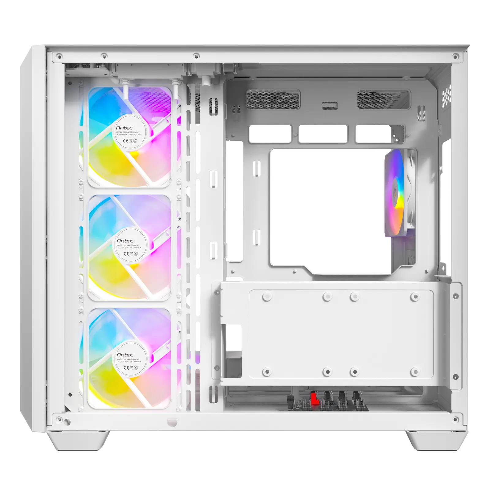 Antec C5 ARGB, Midi-Tower, ATX, ARGB, Vetro Temperato - Bianco - immagine 5
