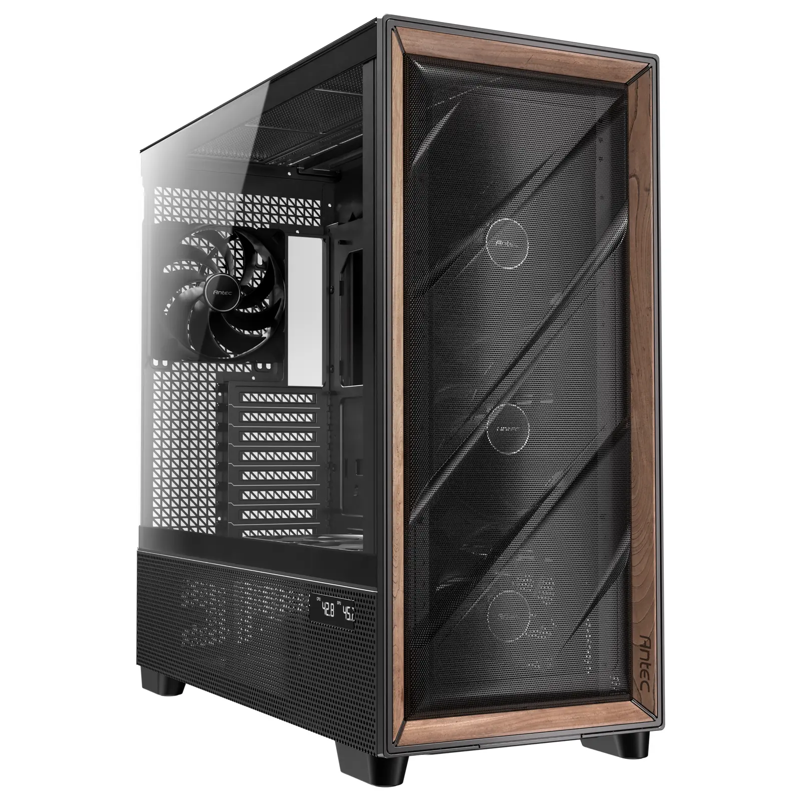 Antec Flux Pro, Full-Tower, E-ATX, Vetro Temperato - Nero