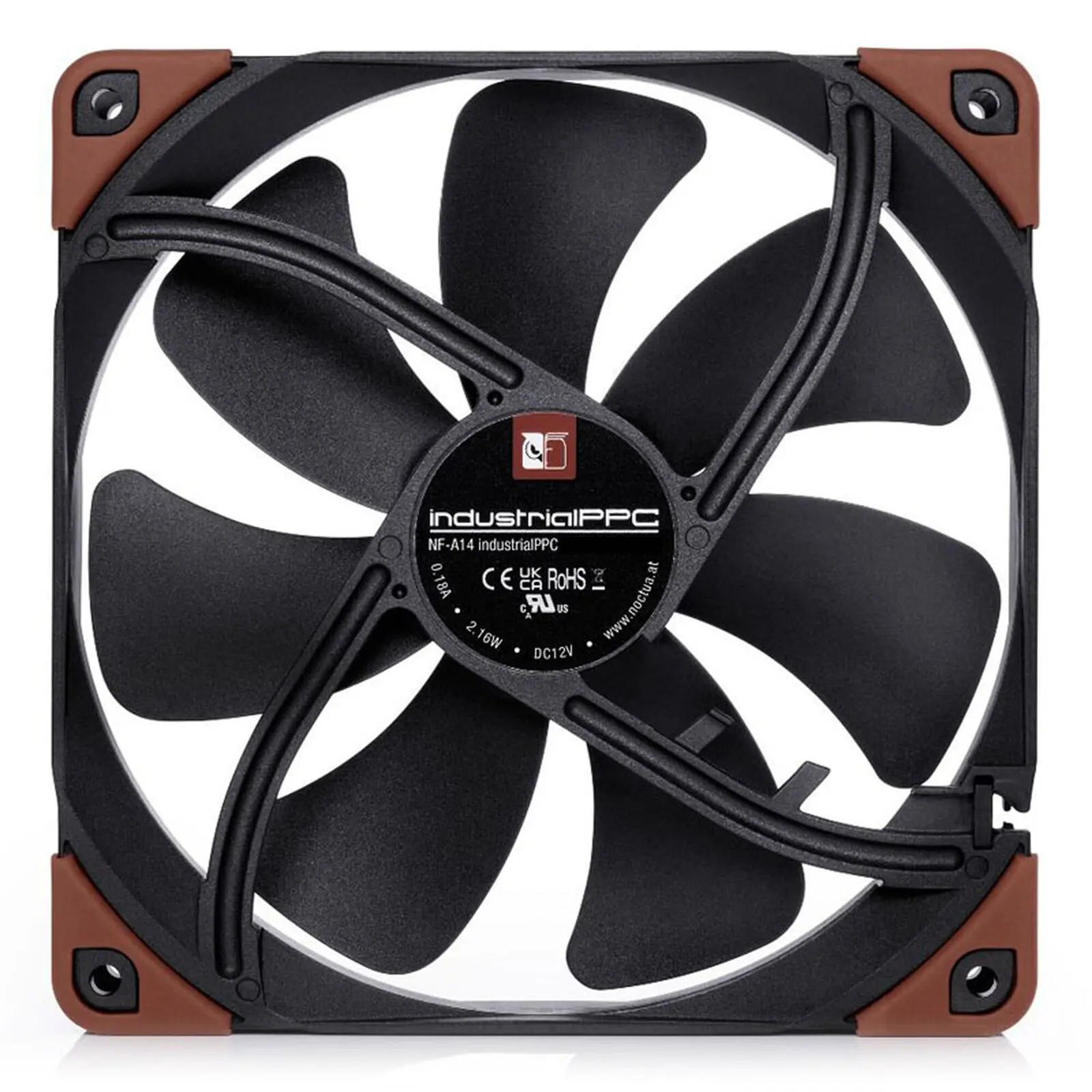 Noctua NF-A14 industrialPPC-24V-3000 IP67 Ventola PWM, 140 mm - Nero - immagine 3