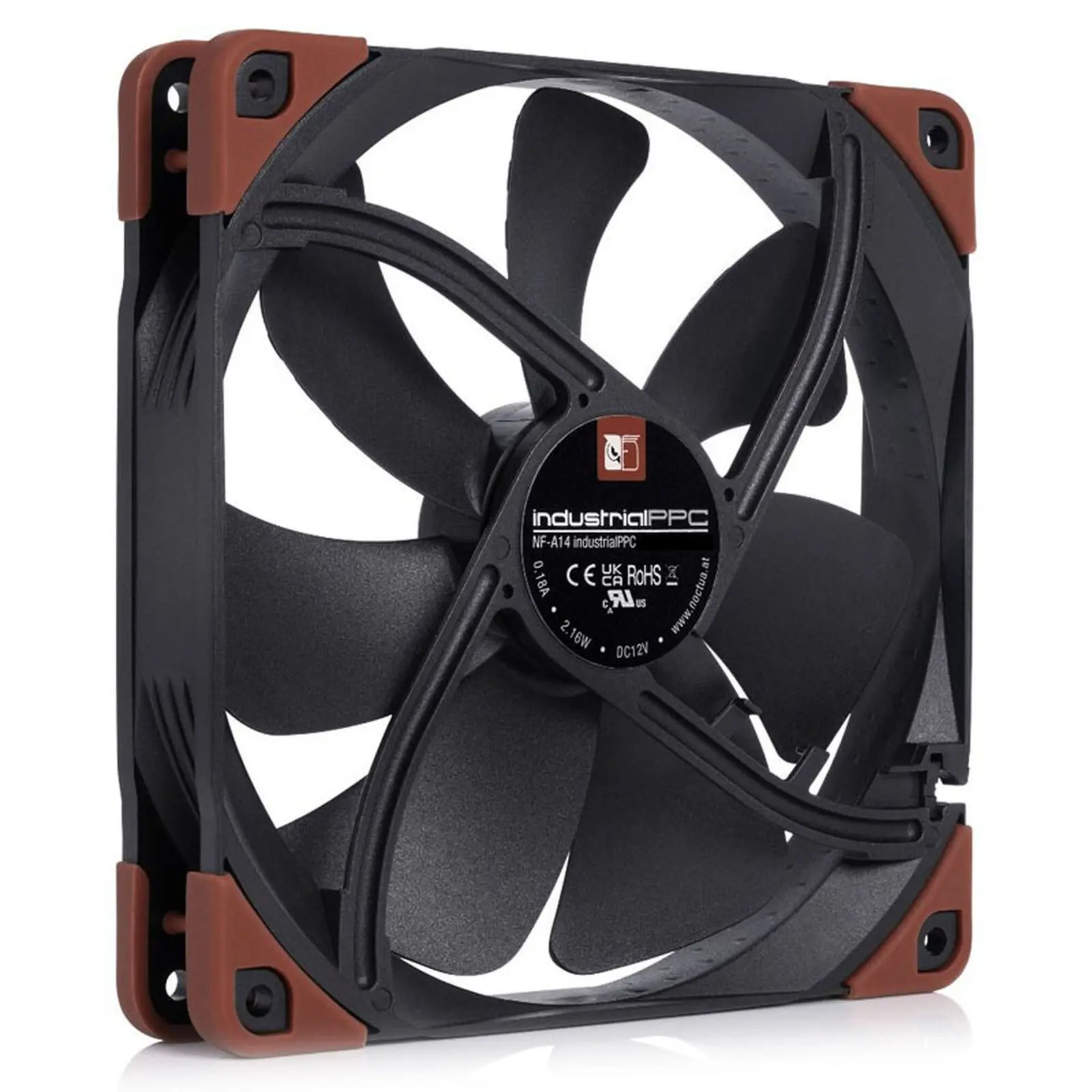 Noctua NF-A14 industrialPPC-24V-3000 IP67 Ventola PWM, 140 mm - Nero - immagine 4