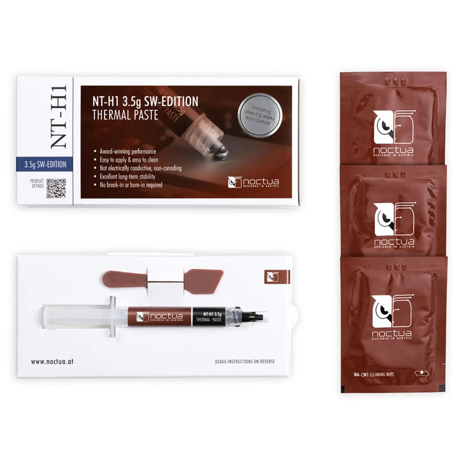 Noctua NT-H1 SW Edition - Pasta Termica per CPU e GPU 3,5g, Grigia - immagine 3