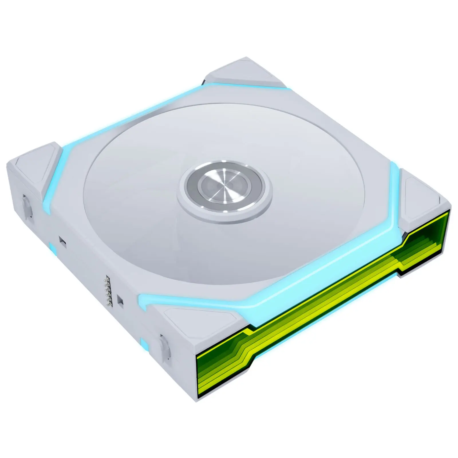 Lian Li UNI FAN SL FLEX Wireless Reverse 120mm ARGB - Ventola PWM con FLEX Receiver - Bianco