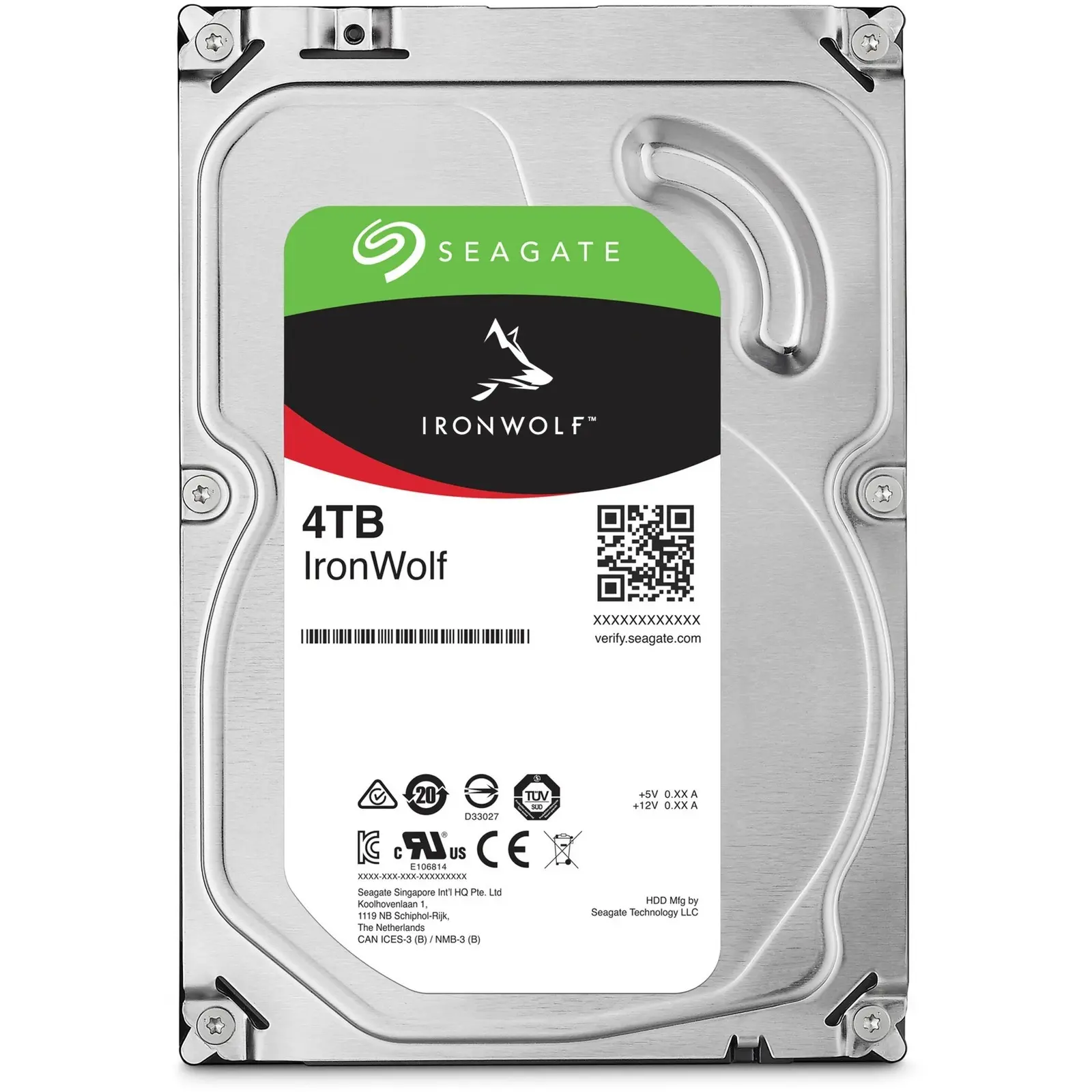 Seagate IronWolf NAS CMR, Hard Disk SATA 6 Gb/s 3,5" 5400 rpm - 4 TB - immagine 2