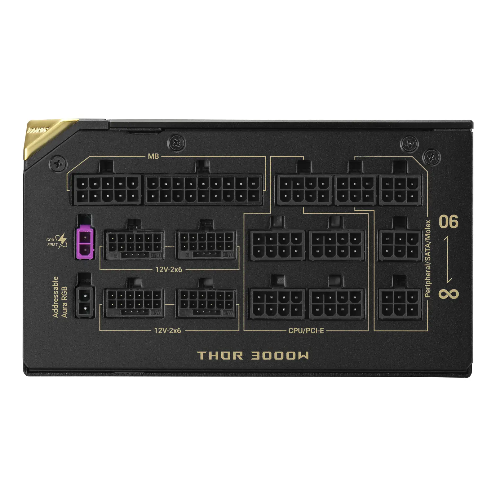 Asus ROG Thor 3000W Titanium III Edition 20 - ATX 3.1, 80 Plus Titanium, PCIe 5.1, ROG Equalizer incluso - immagine 5