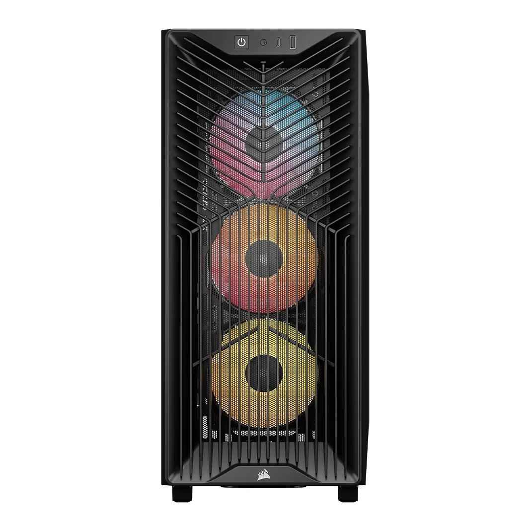 Corsair 3200D RS ARGB Tempered Glass, Mid-Tower - Nero - immagine 2