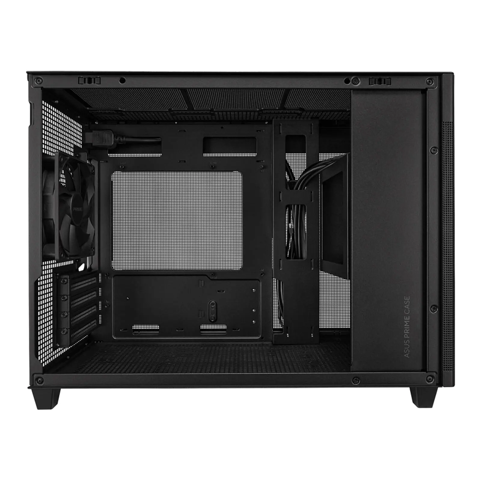 Asus Prime AP201 TG, Micro-ATX, Vetro Temperato - Nero - immagine 7