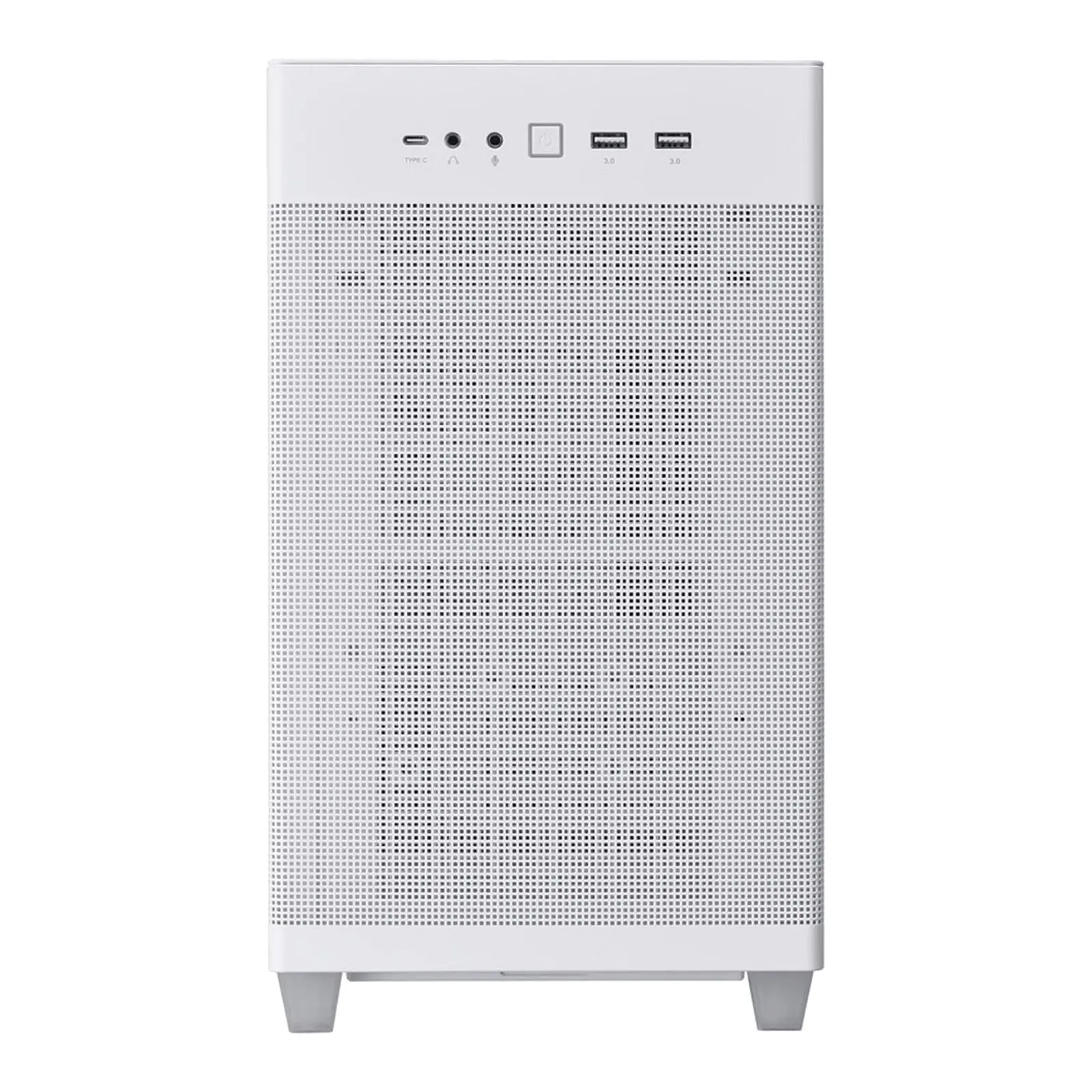 Asus Prime AP201 TG, Micro-ATX, Vetro Temperato - Bianco - immagine 4