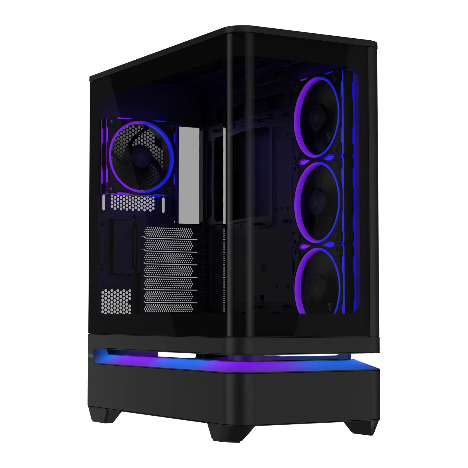 Asus Prime AP304 TG ARGB, Midi-Tower, ATX, Vetro Temperato, 4 Ventole ARGB - Nero