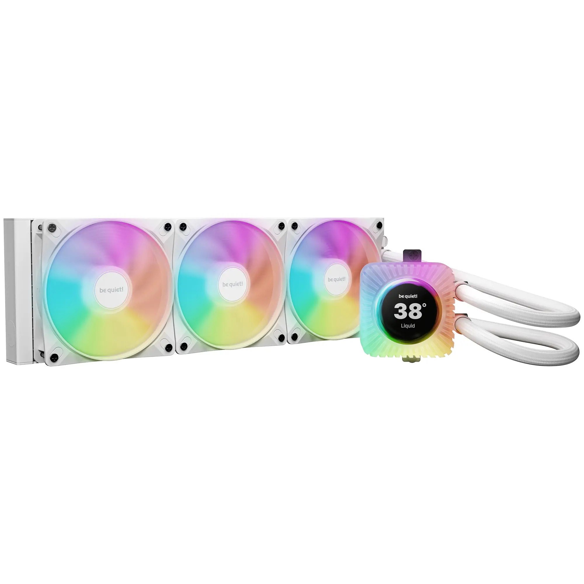 be quiet! Light Loop IO LCD AIO, 360mm - Bianco