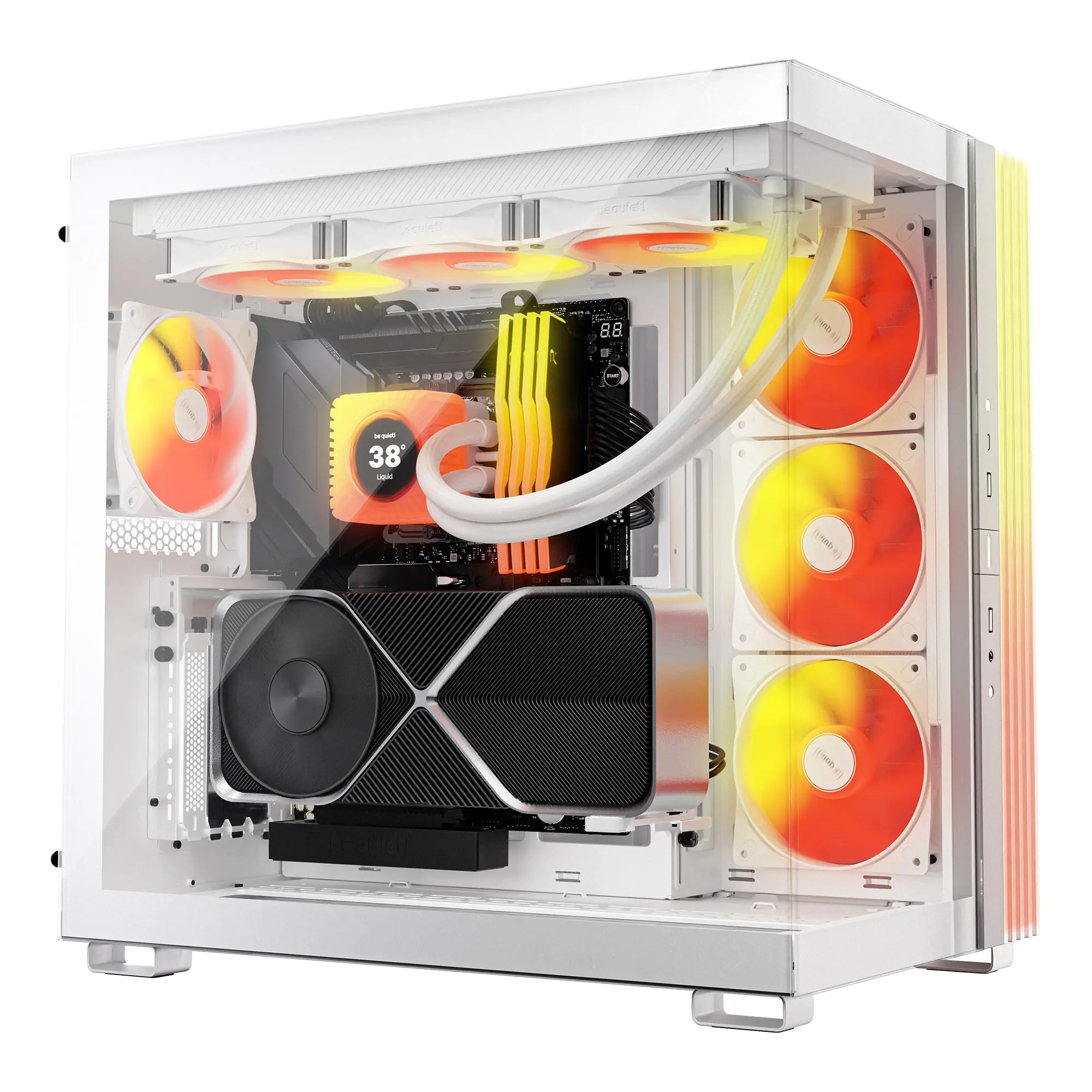 be quiet! Light Loop IO LCD AIO, 360mm - Bianco - immagine 6