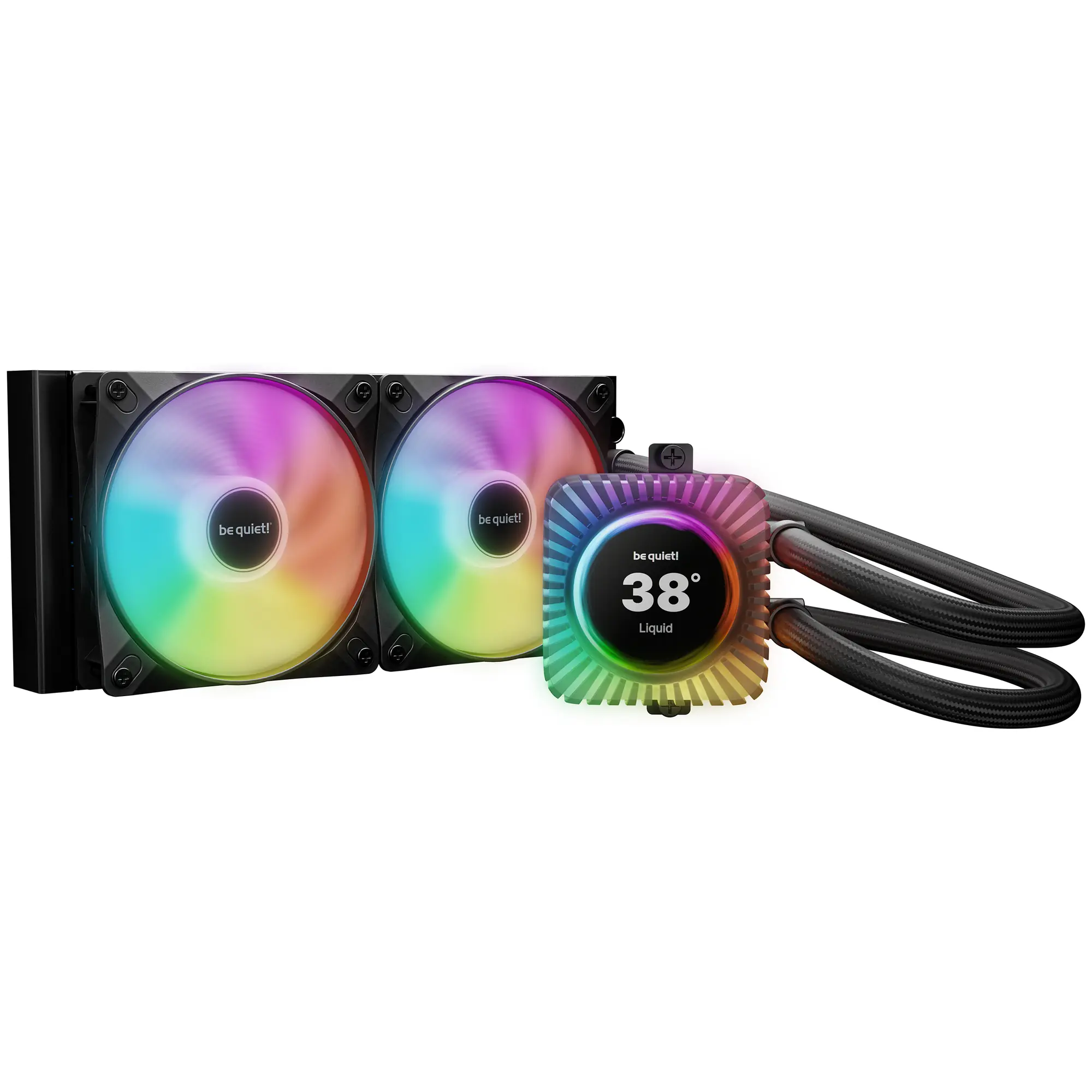 be quiet! Light Loop IO LCD AIO, 240mm - Nero