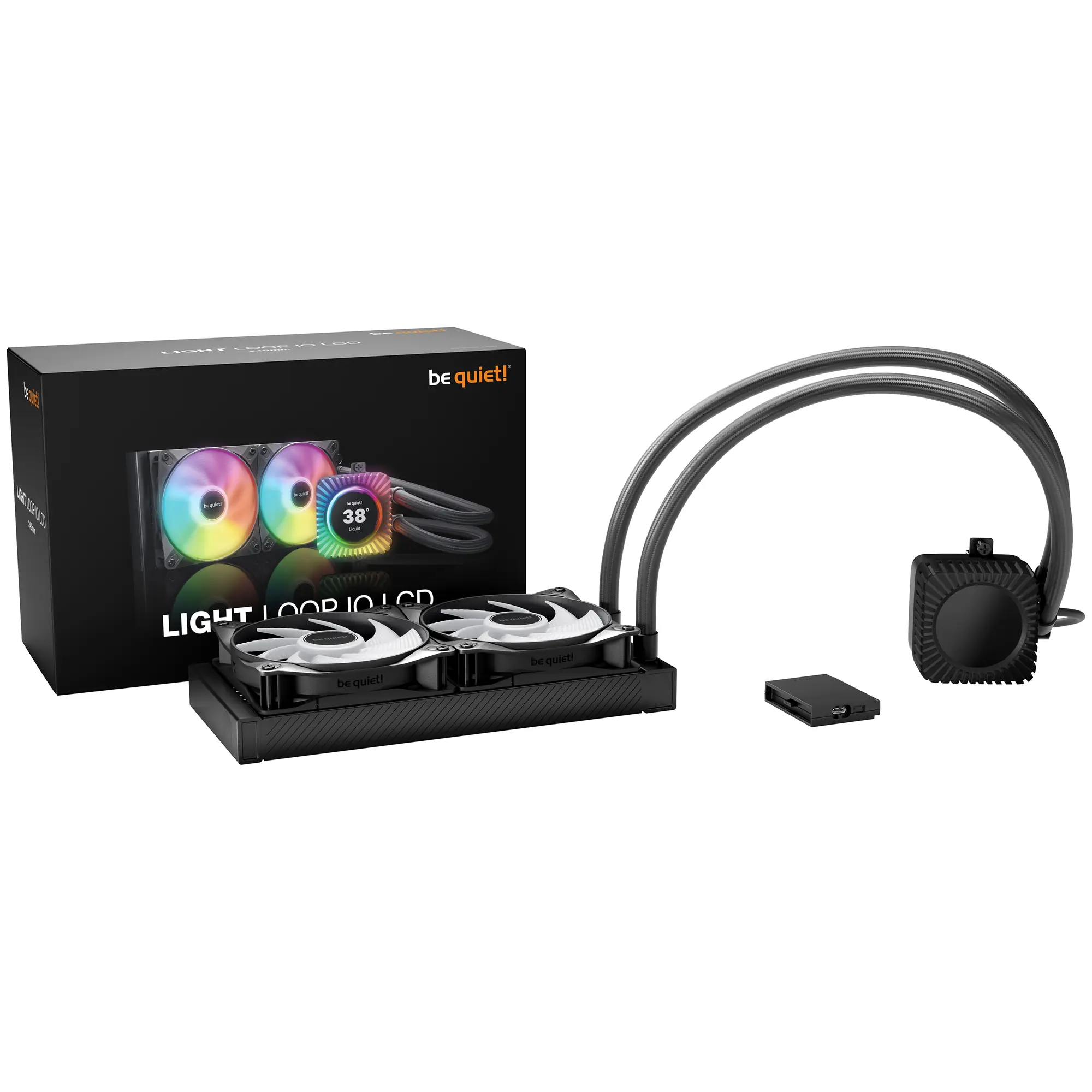 be quiet! Light Loop IO LCD AIO, 240mm - Nero - immagine 2