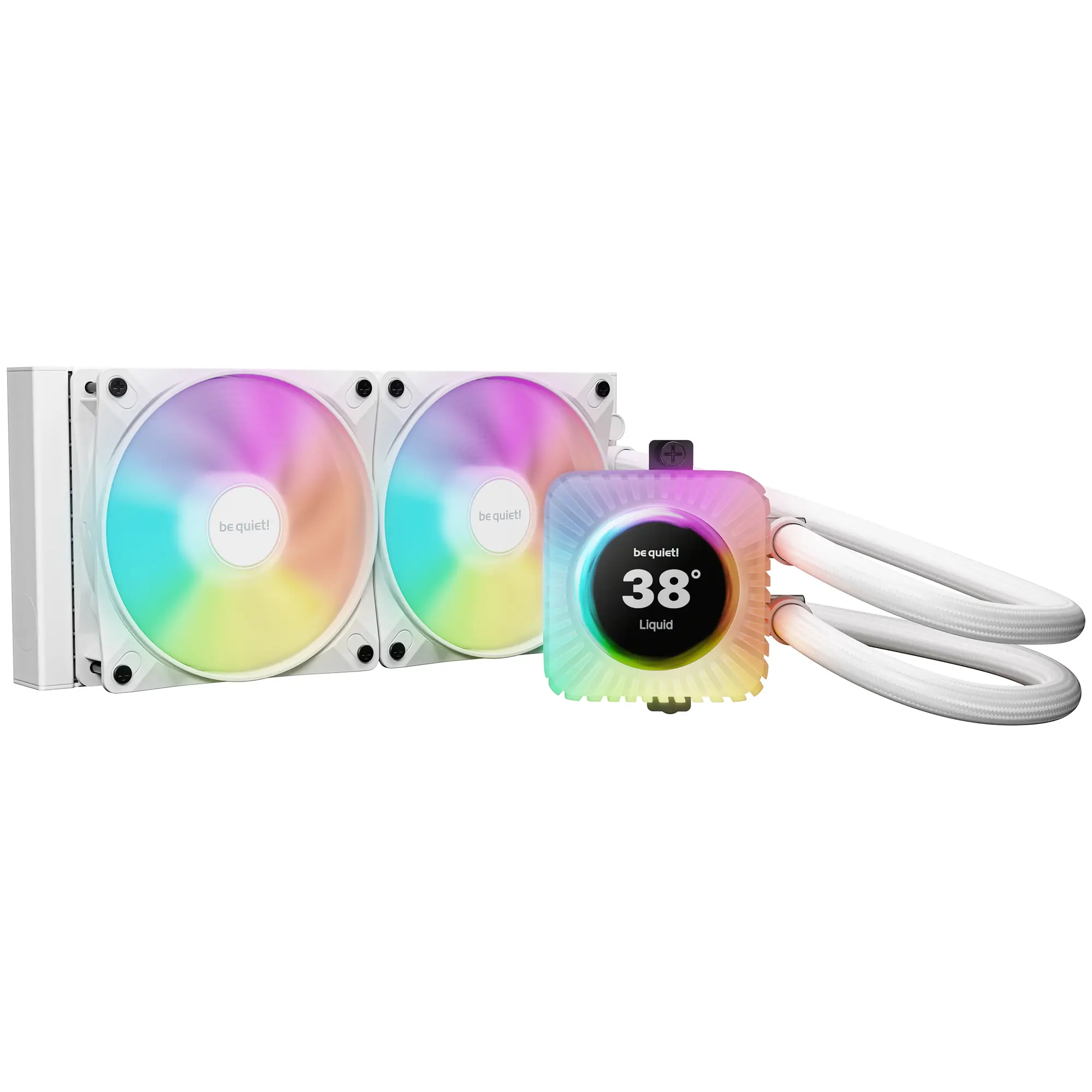 be quiet! Light Loop IO LCD AIO, 240mm - Bianco