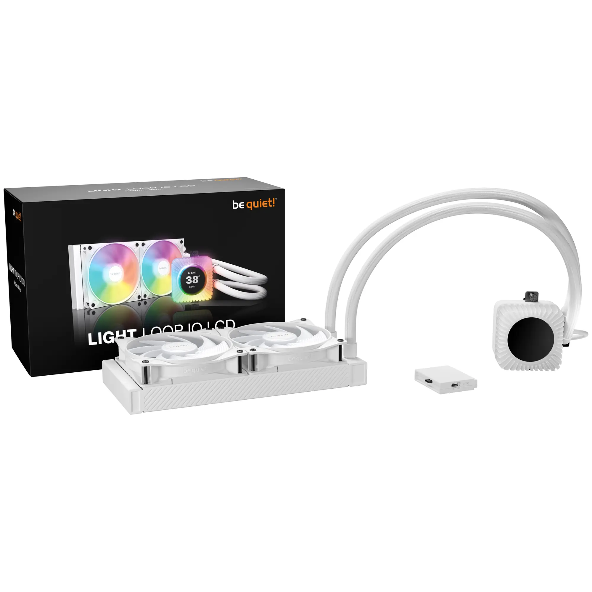 be quiet! Light Loop IO LCD AIO, 240mm - Bianco - immagine 2