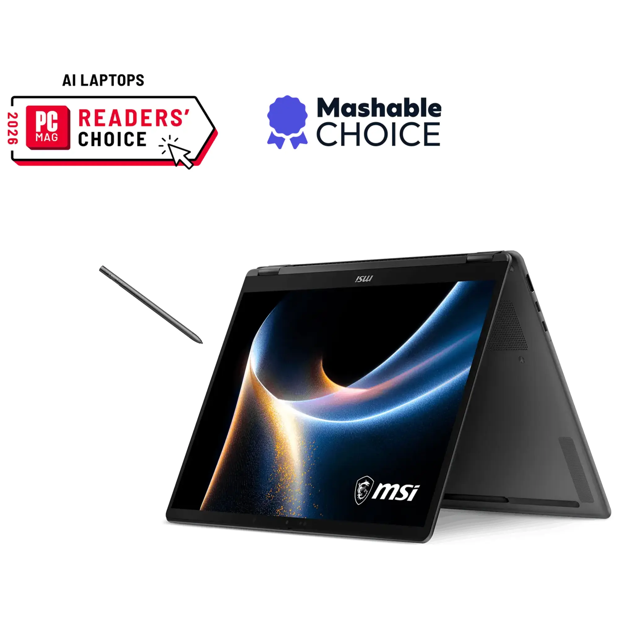 MSI Prestige 14 Flip AI+ D3MTG-075IT, Core Ultra 9 386H, Intel Arc Graphics, 14 pollici FHD Notebook