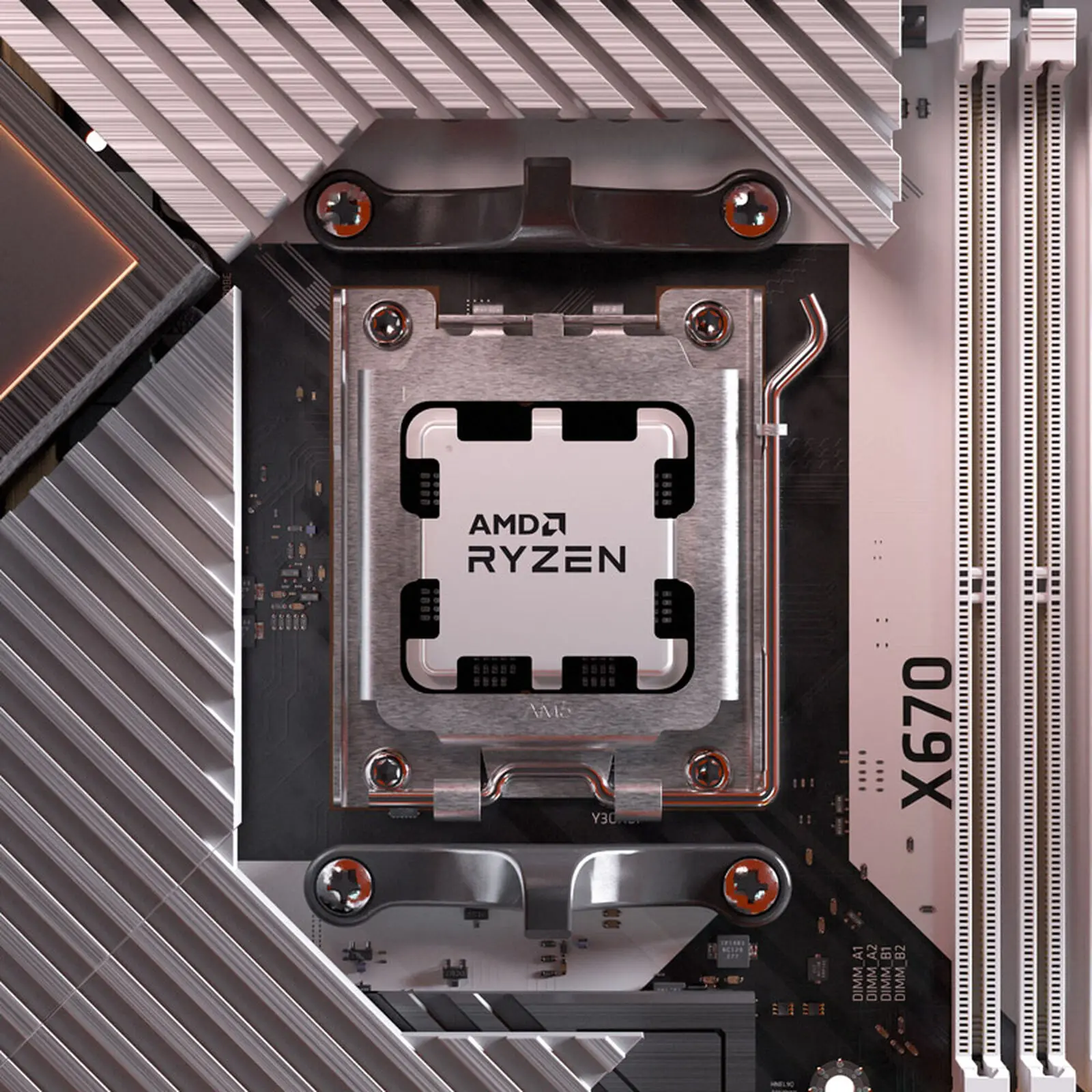 AMD Ryzen 7 7700X3D 4,5 GHz AM5 (Raphael) - Boxato senza Cooler - immagine 6