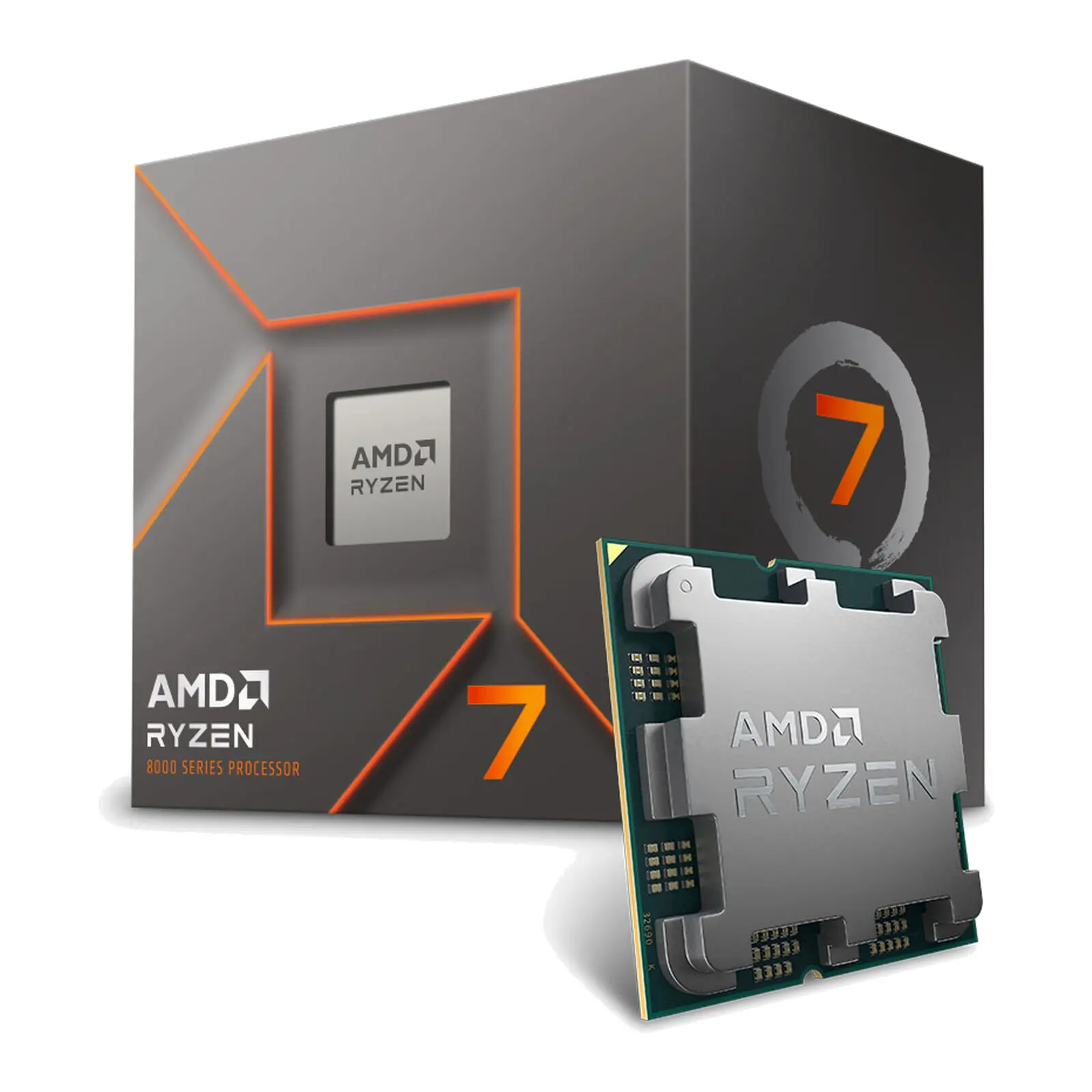 AMD Ryzen 7 8700F CPU, 5.0 GHz, AM5 (Phoenix) - Boxato, con Cooler - immagine 2
