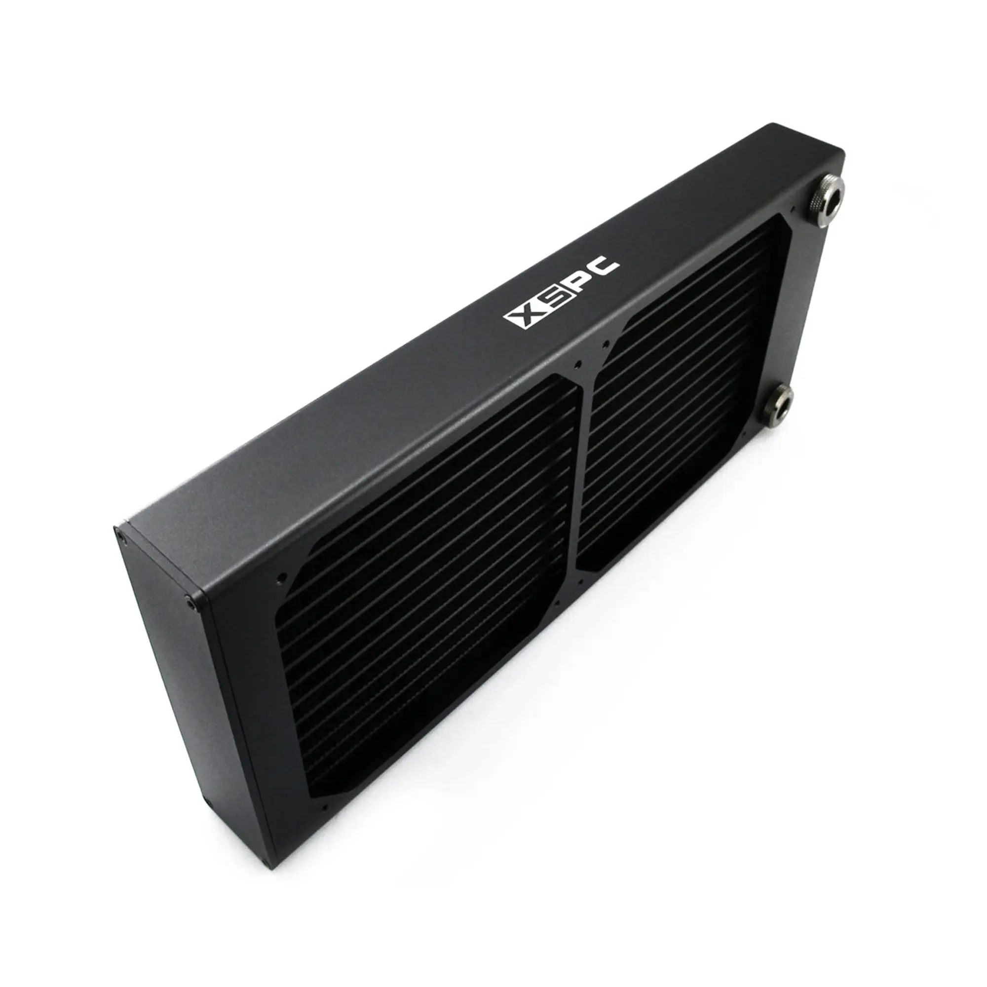XSPC AX280 Dual Fan Radiator, 280mm - Nero - immagine 3