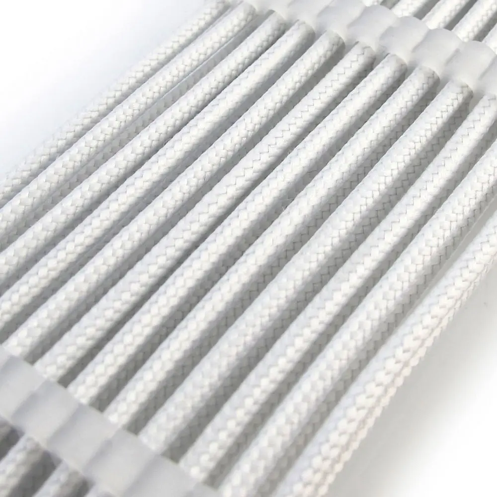 XSPC Prolunga 6 Pin PCI-E 45cm - sleeved Bianco - immagine 5