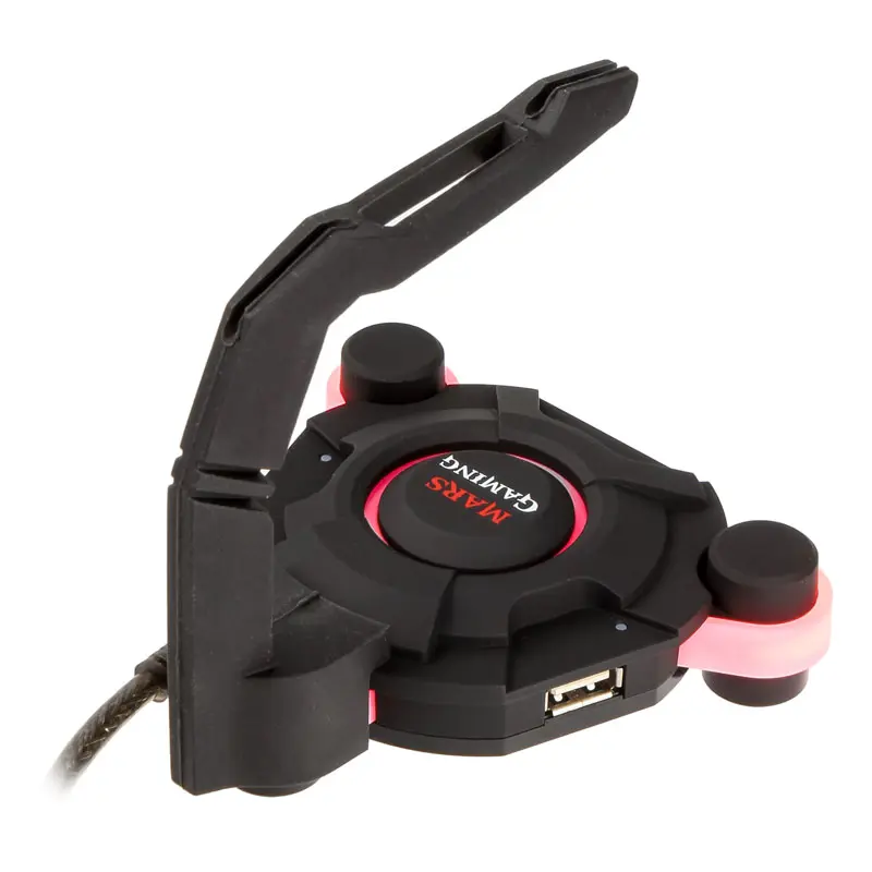 Mars Gaming MMS2 Professional Mouse Cable Bungee, 4x USB 3.0 - immagine 2