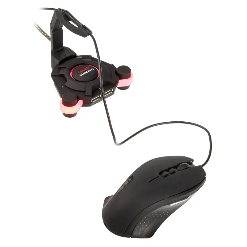 Mars Gaming MMS2 Professional Mouse Cable Bungee, 4x USB 3.0 - immagine 4