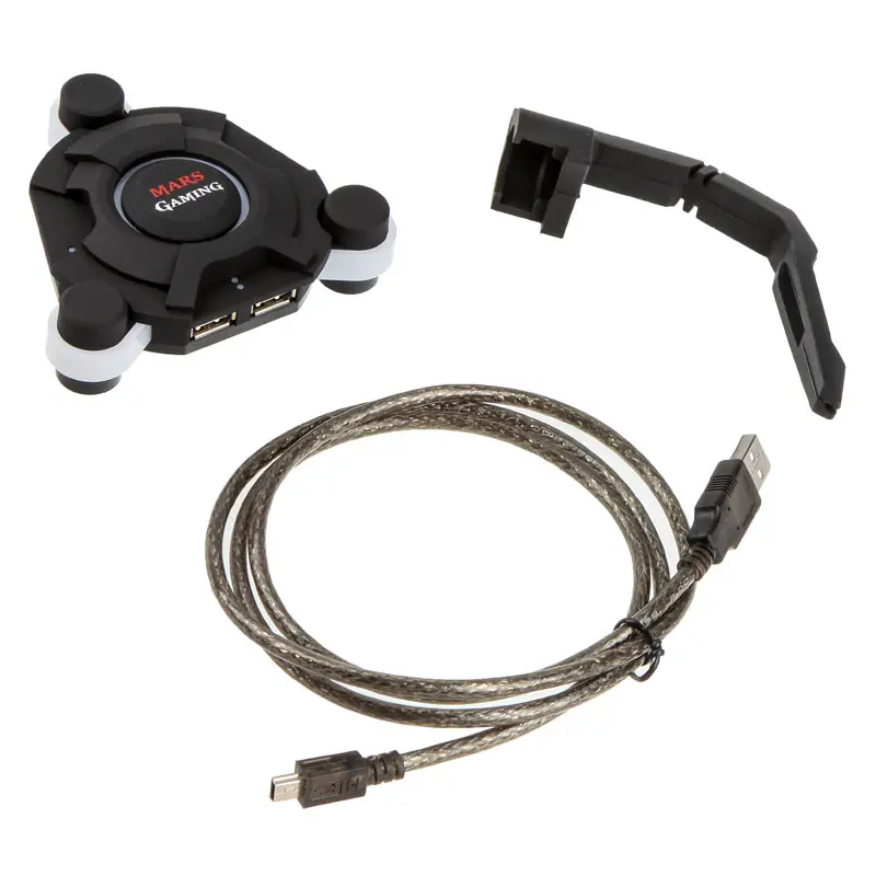 Mars Gaming MMS2 Professional Mouse Cable Bungee, 4x USB 3.0 - immagine 6