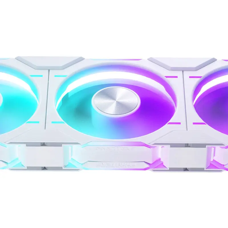 Phanteks D30 PWM Reverse Airflow D-RGB, 3 pcs, 120mm - Bianco - immagine 5