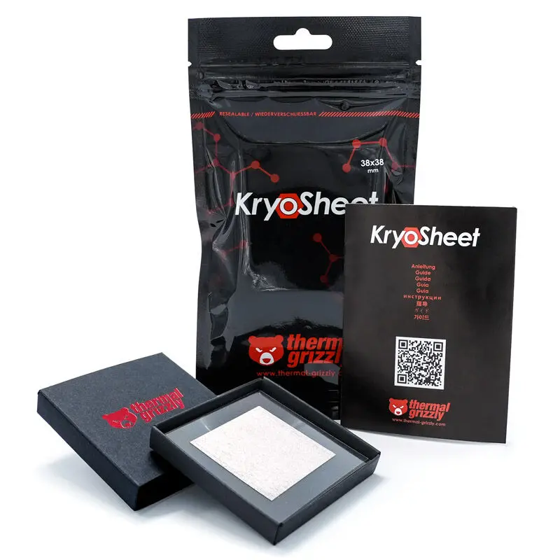 Thermal Grizzly KryoSheet Pad Termico - 38 × 38 × 0,2 mm - immagine 2