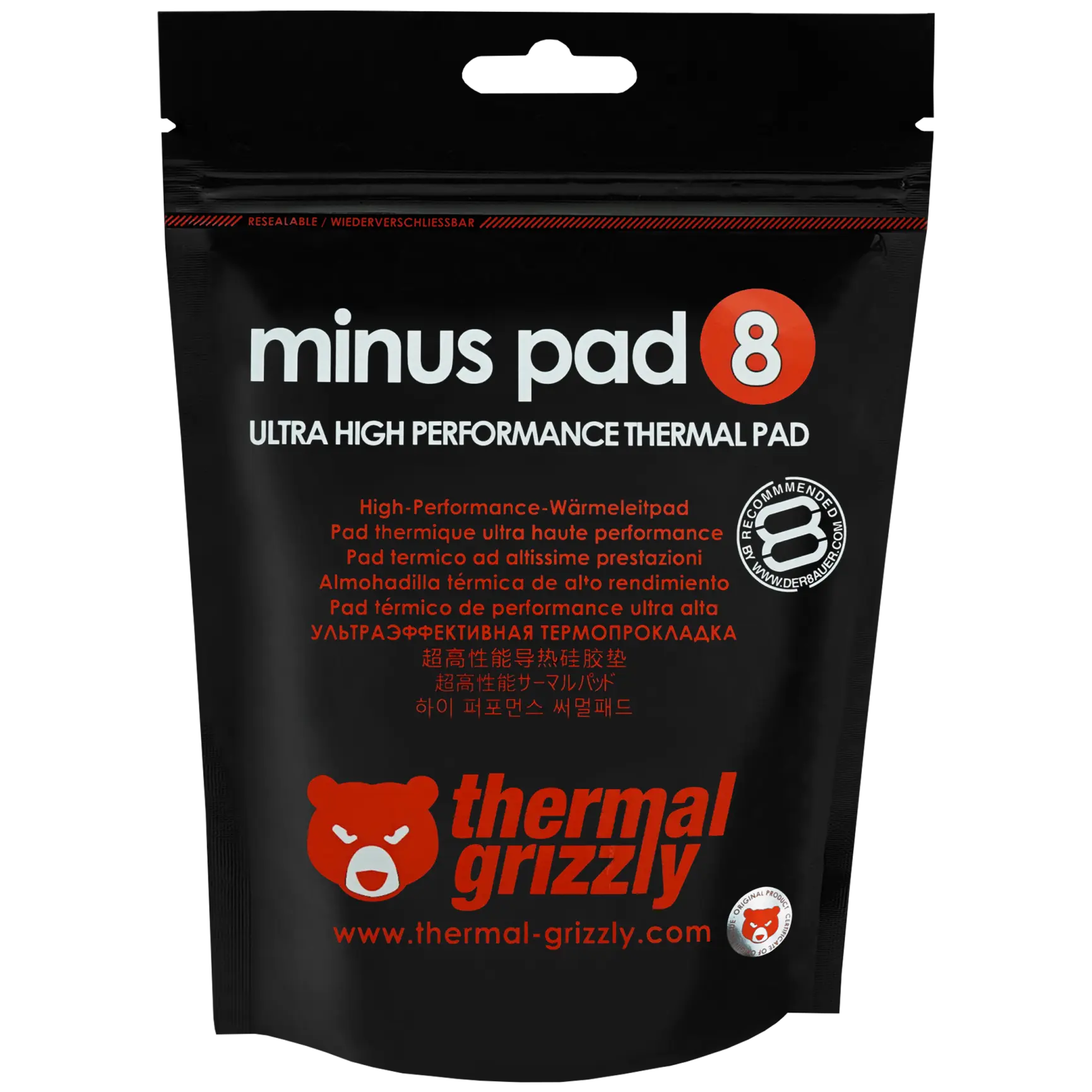 Thermal Grizzly Minus Pad 8 - 100x 100x 3,0mm - immagine 3