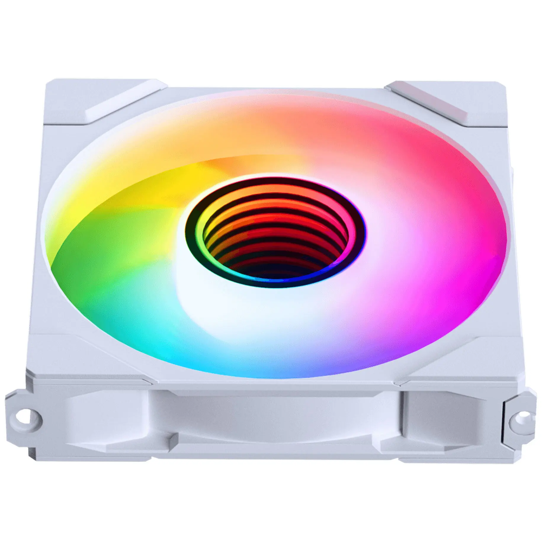 Phanteks M25 Gen2 PWM D-RGB Reverse, 120mm Triple Fan Kit - Bianco - immagine 5