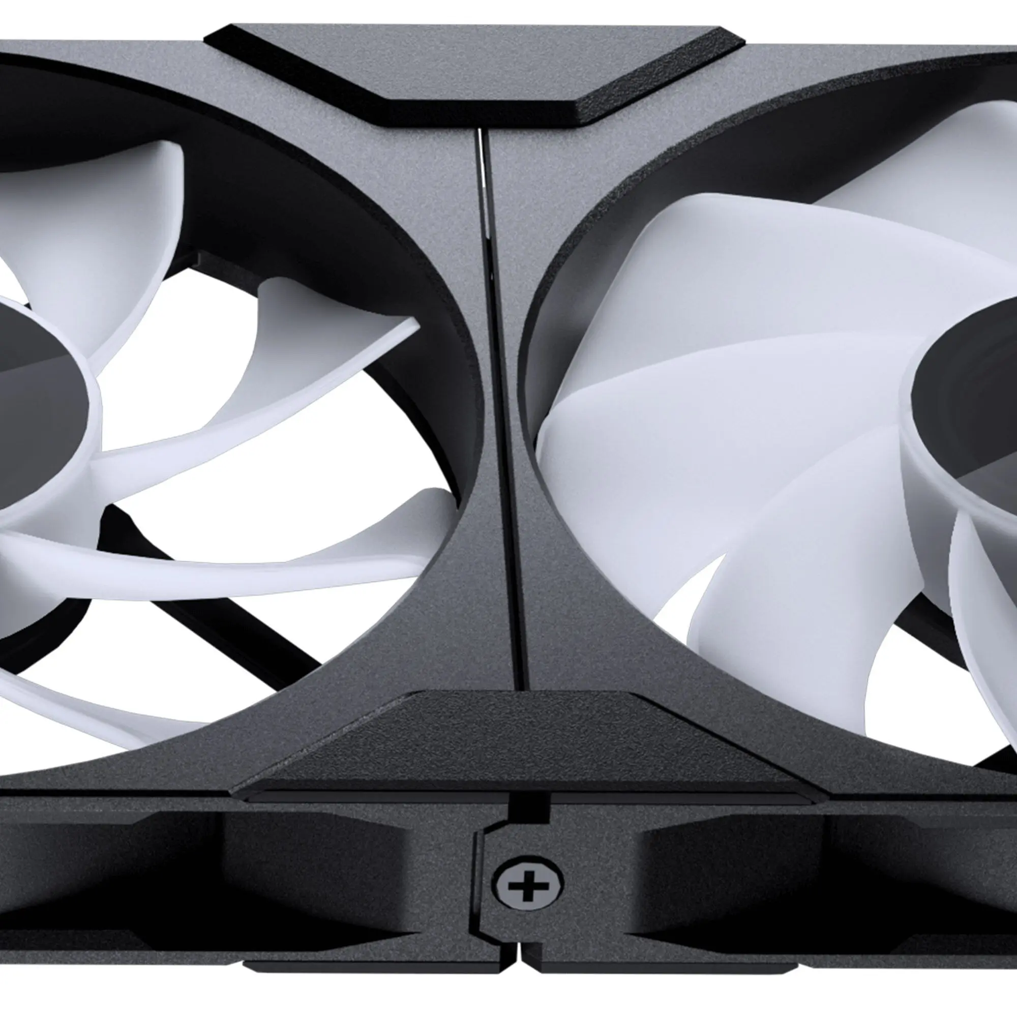 Phanteks M25 Gen2 PWM D-RGB Reverse, 140mm Triple Fan Kit - Nero - immagine 6
