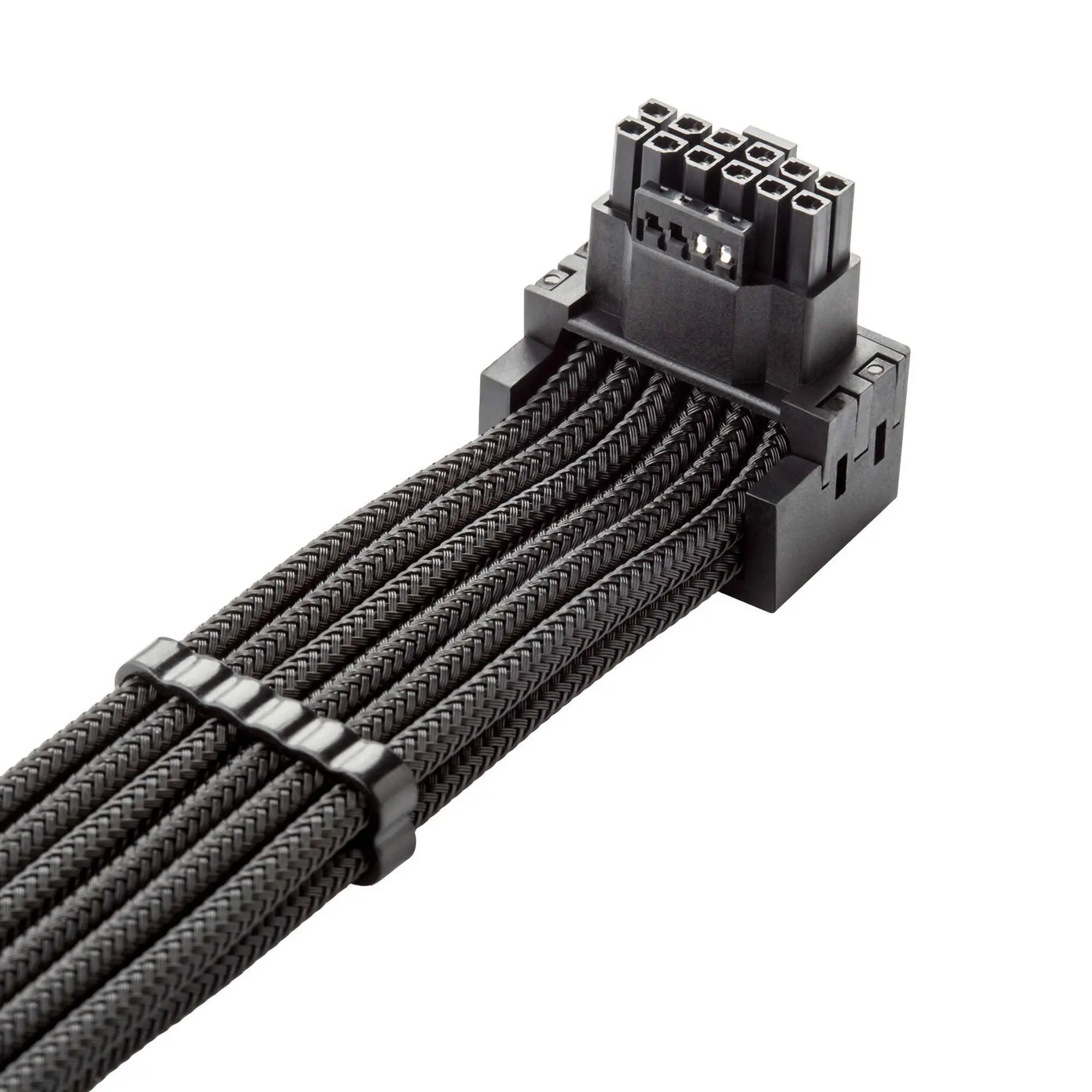 CableMod C-Series PRO cavo 12VHPWR a 2x PCI-E per Corsair, 90° Tipo A, 60cm - Nero - immagine 2