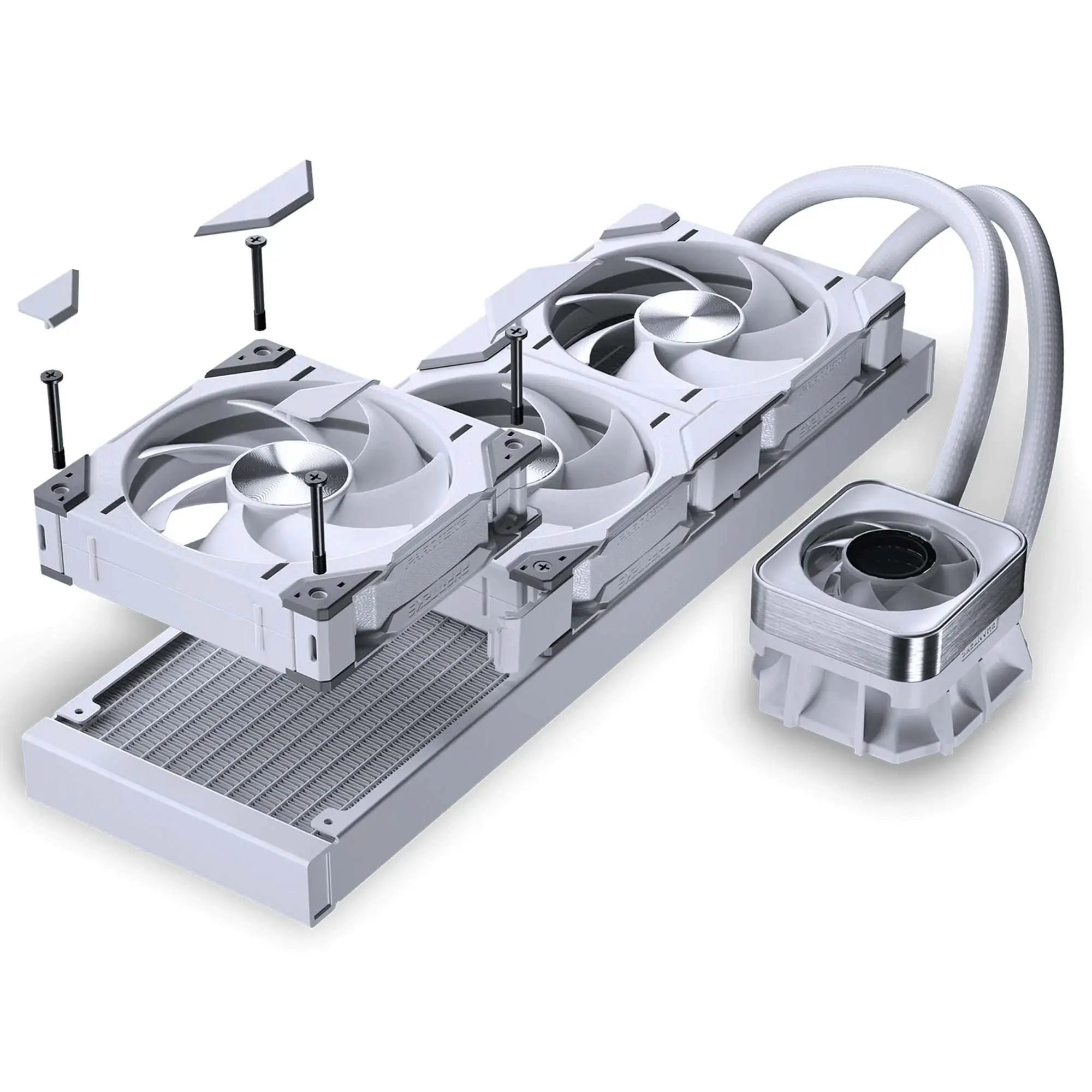 Phanteks Glacier One 360D30 X2 - D-RGB - 360mm - Bianco - immagine 3