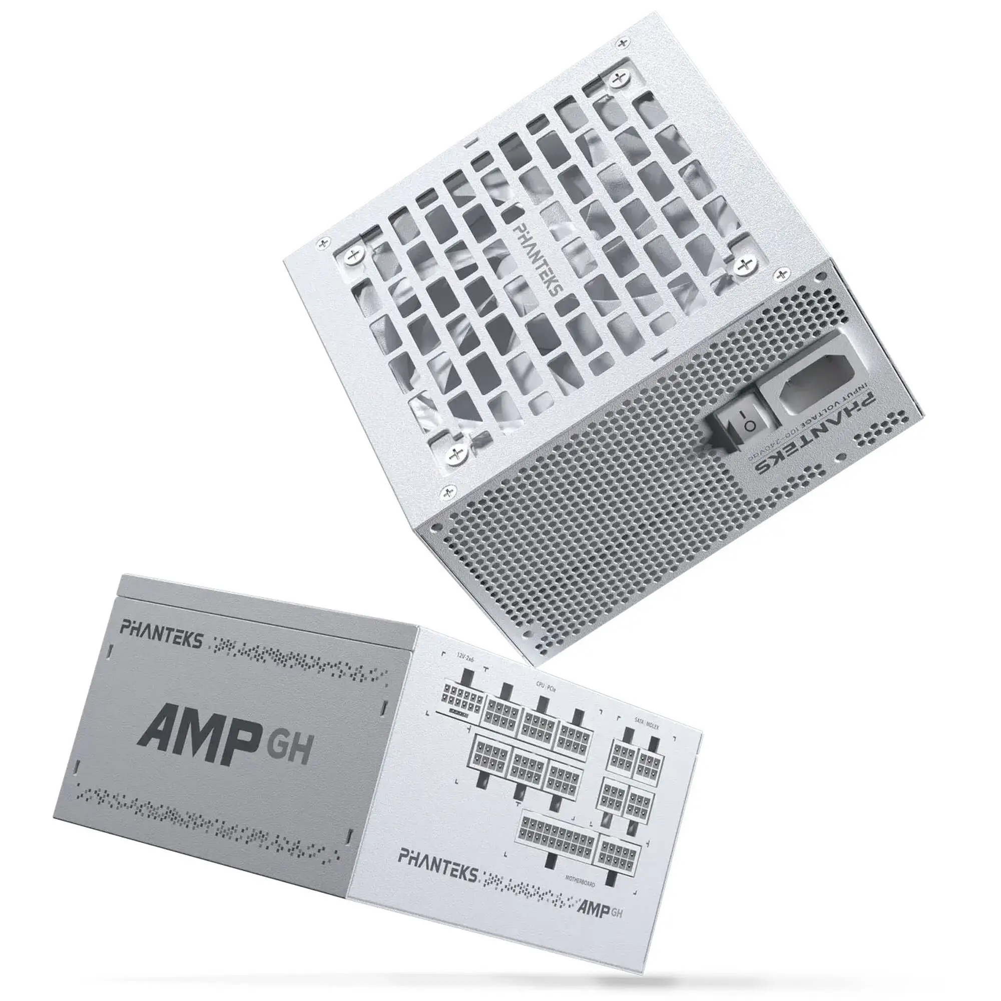 Phanteks AMP GH V2 1000W 80 PLUS Platinum, Modulare, PCIe 5.1 - 1000W - Bianco - immagine 4