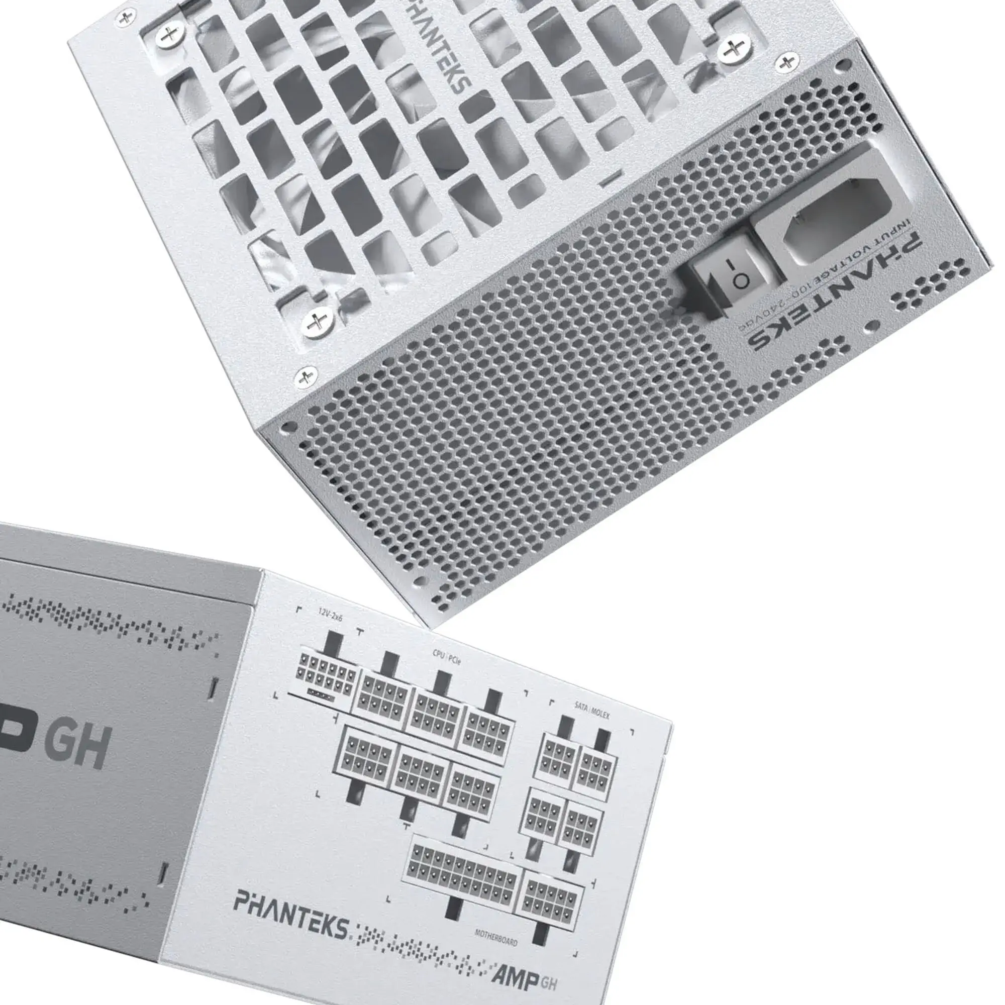 Phanteks AMP GH V2 1000W 80 PLUS Platinum, Modulare, PCIe 5.1 - 1000W - Bianco - immagine 5
